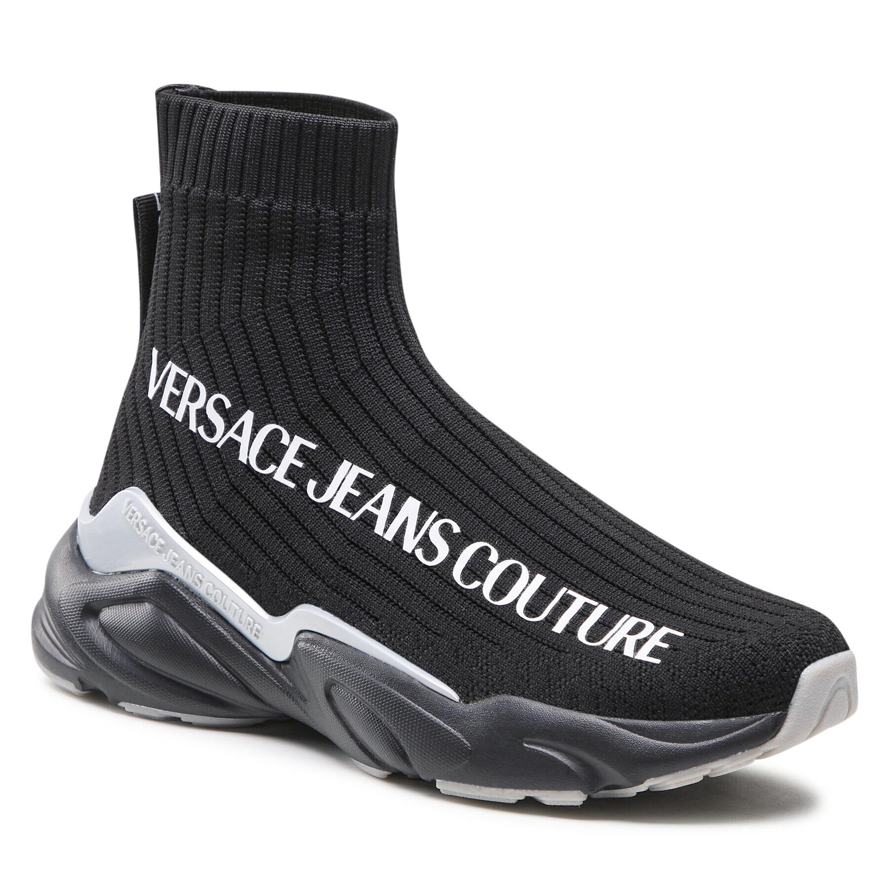 Versace Jeans Couture Сникърси 72YA3SW3 Черен - Pepit.bg