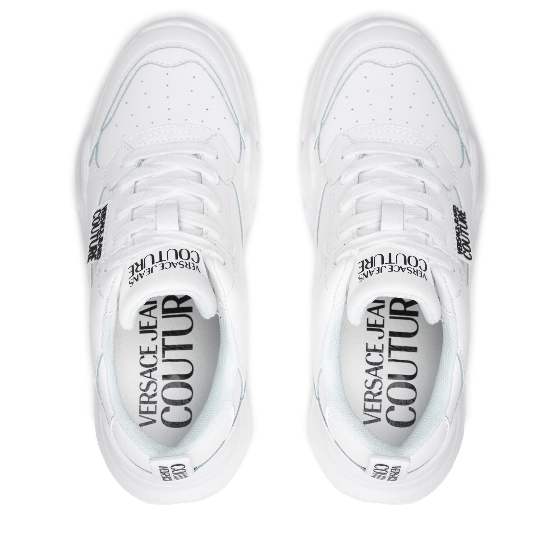 Versace Jeans Couture Сникърси 73VA3SC2 Бял - Pepit.bg