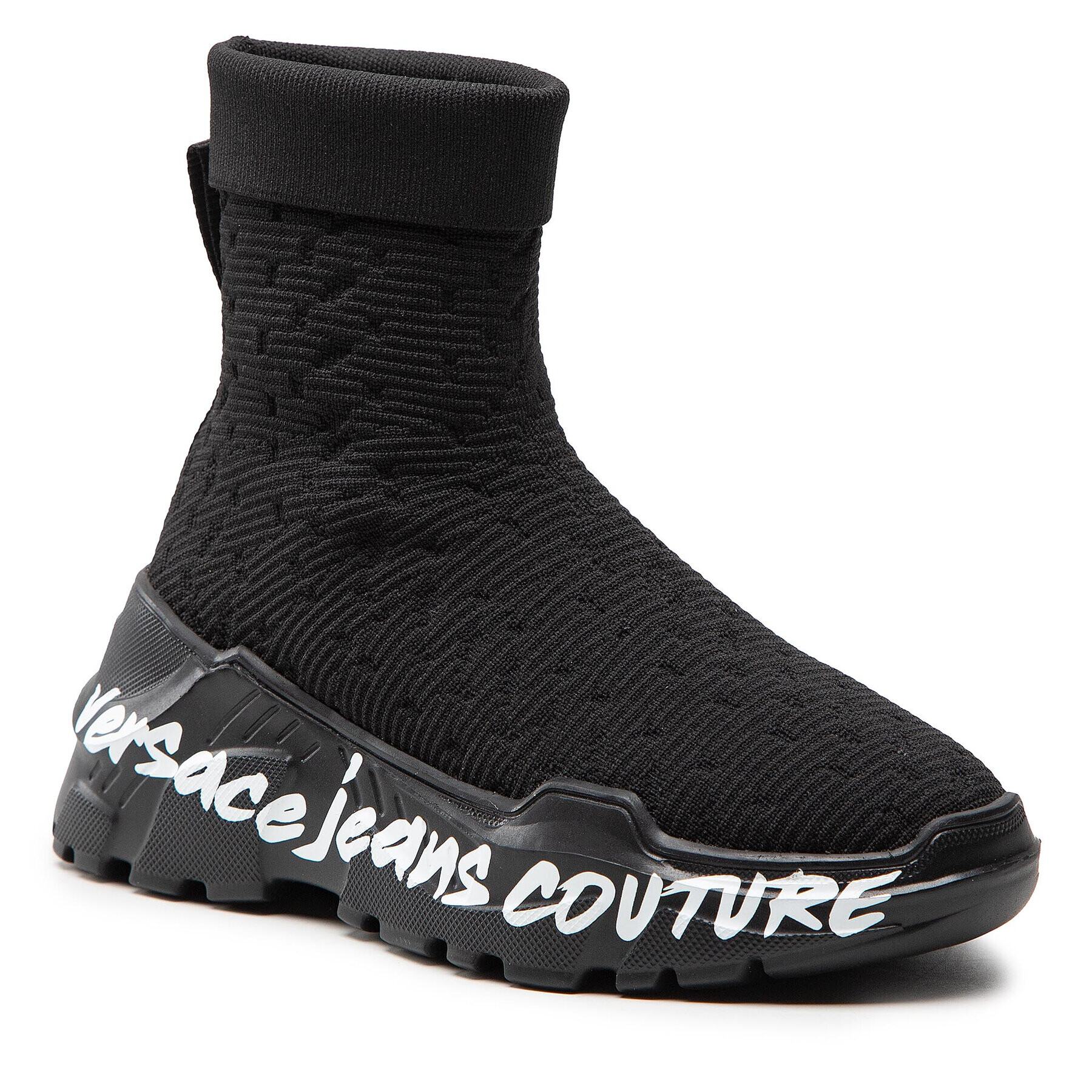 Versace Jeans Couture Сникърси 73VA3SCA ZS016 Черен - Pepit.bg