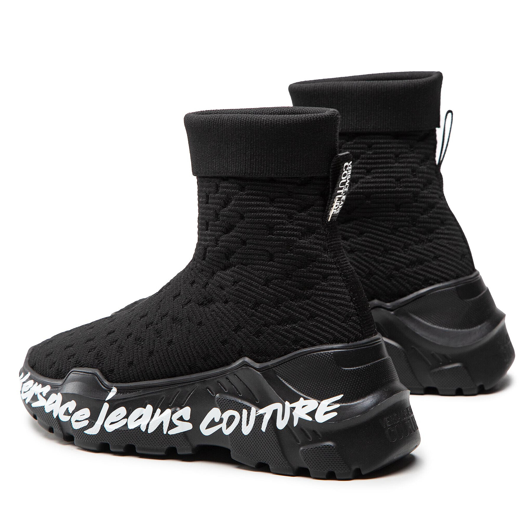 Versace Jeans Couture Сникърси 73VA3SCA ZS016 Черен - Pepit.bg