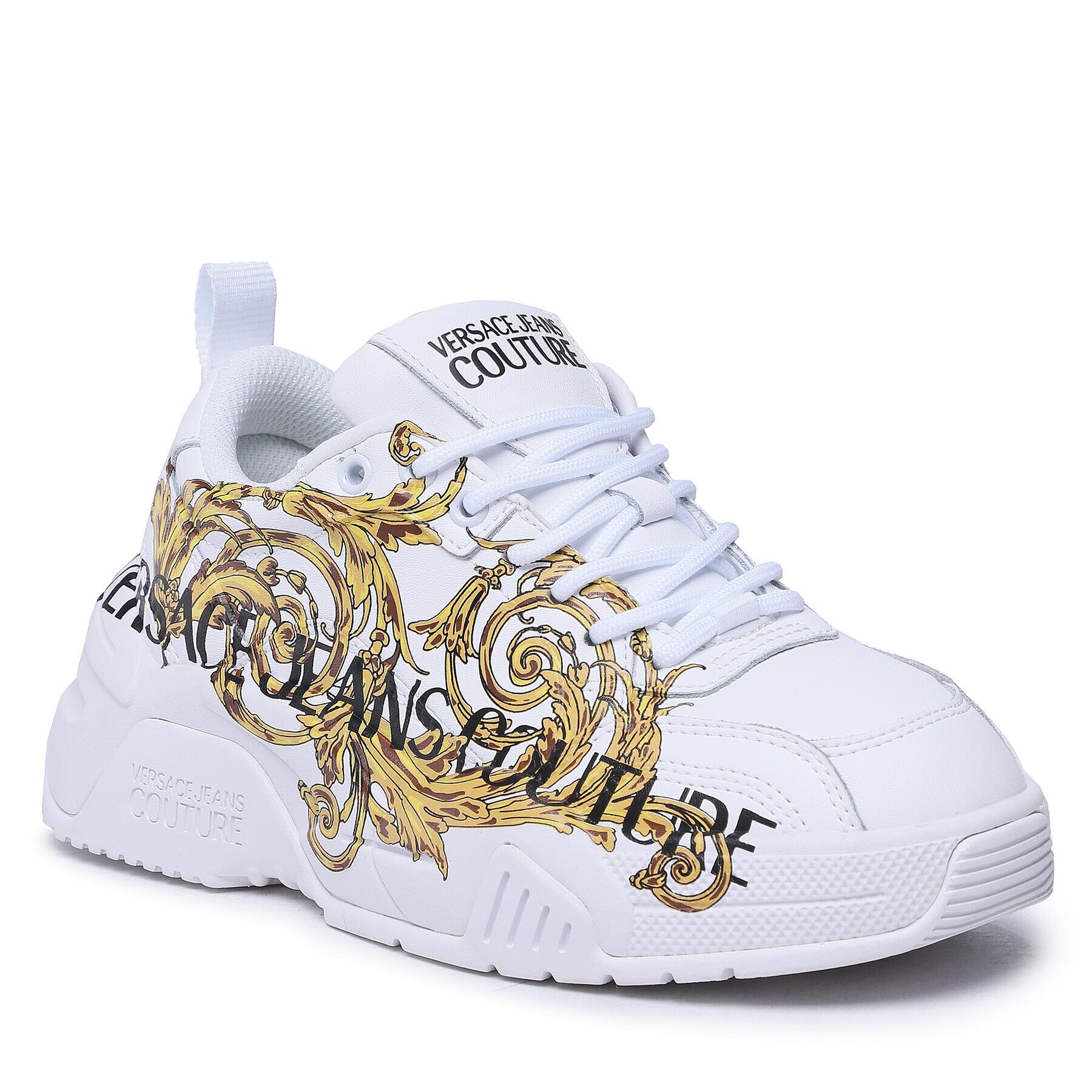 Versace Jeans Couture Сникърси 73VA3SF4 Бял - Pepit.bg