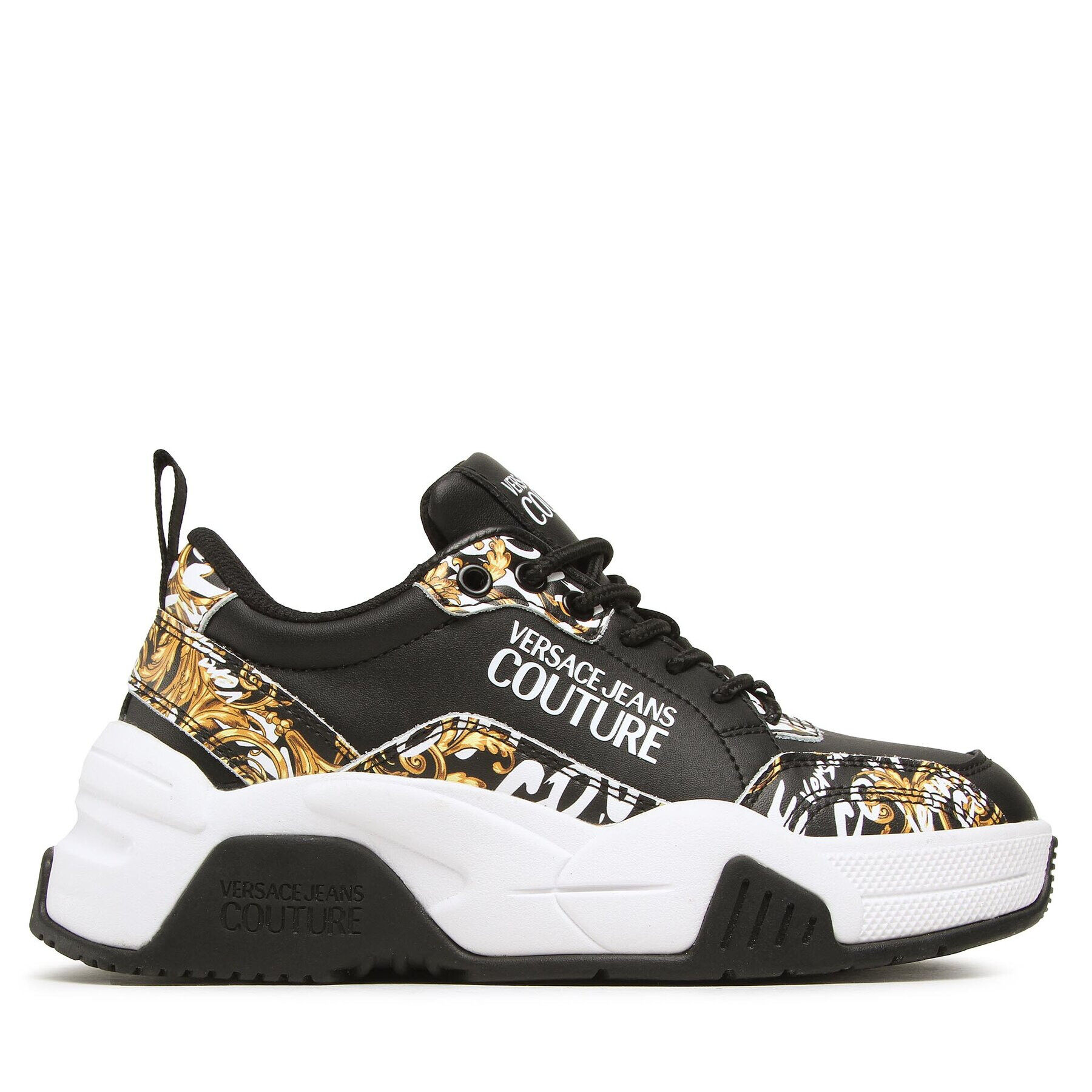 Versace Jeans Couture Сникърси 73VA3SF4 Черен - Pepit.bg