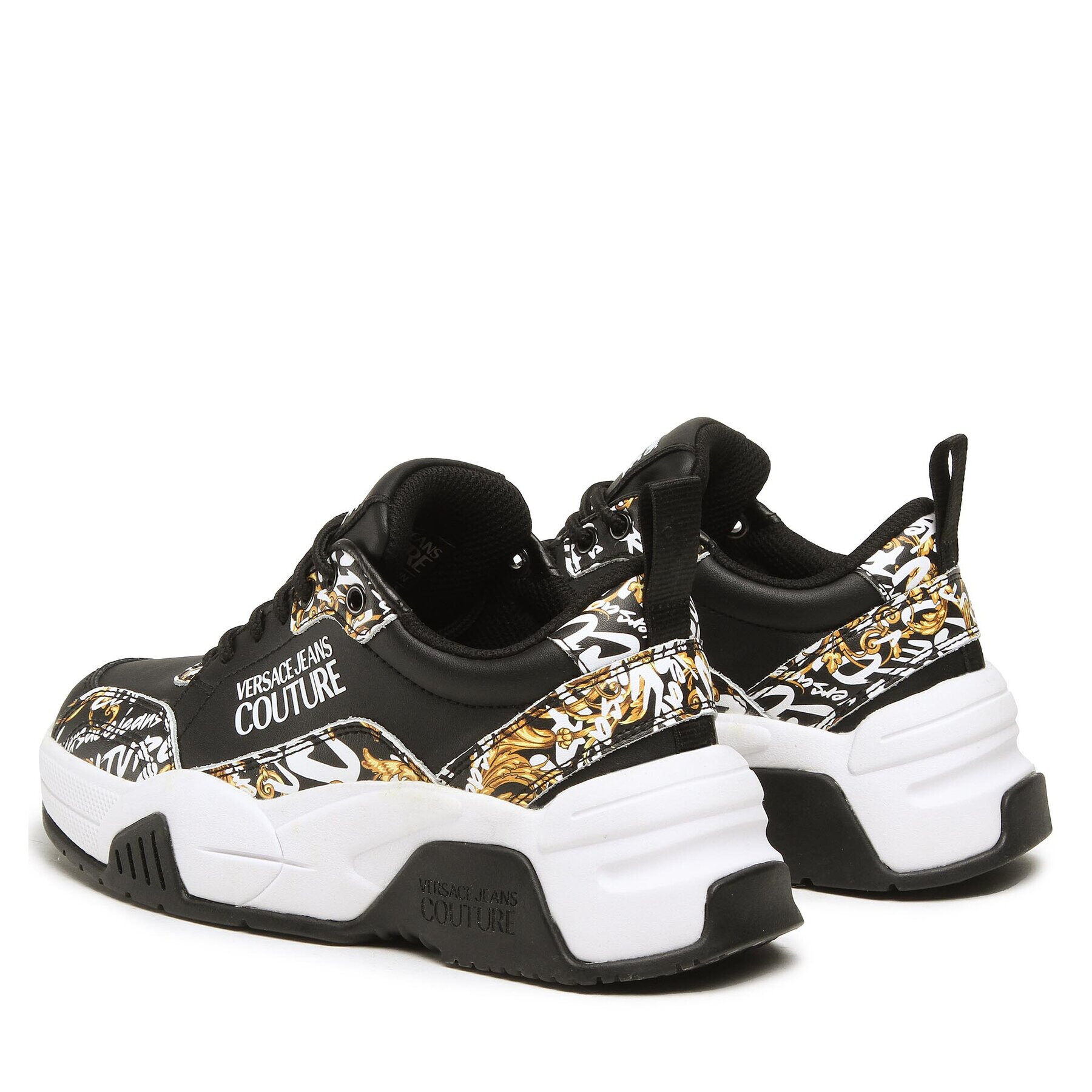 Versace Jeans Couture Сникърси 73VA3SF4 Черен - Pepit.bg