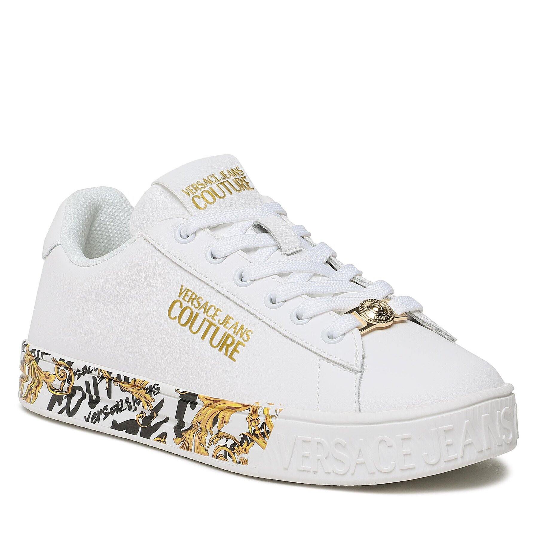 Versace Jeans Couture Сникърси 73VA3SKL Бял - Pepit.bg