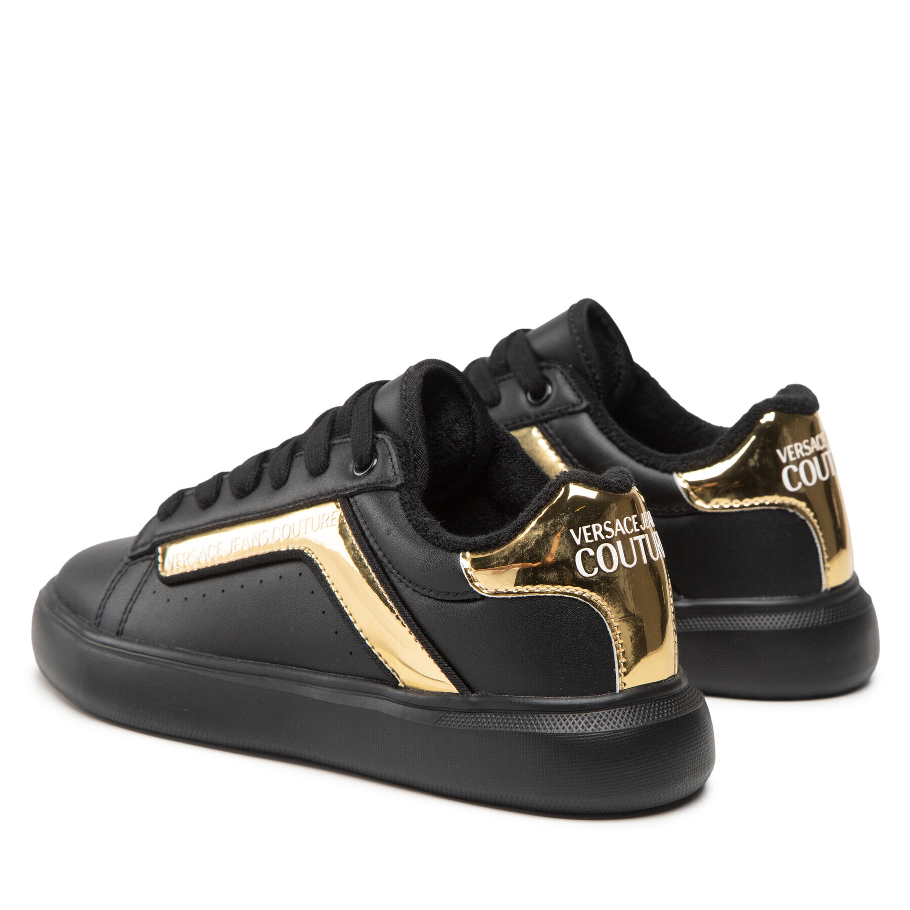 Versace Jeans Couture Сникърси 73VA3SL3 Черен - Pepit.bg