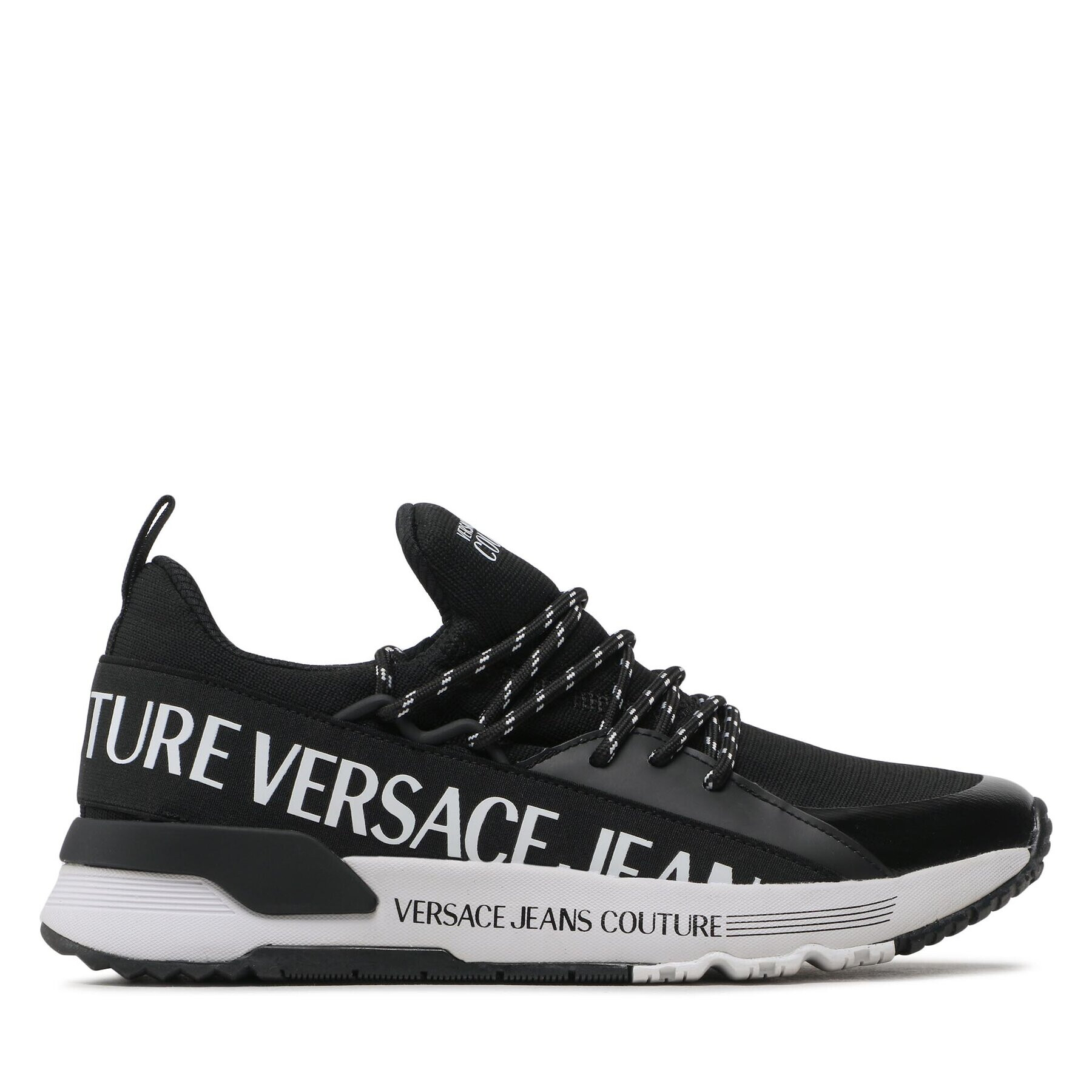 Versace Jeans Couture Сникърси 73YA3SA3 Черен - Pepit.bg