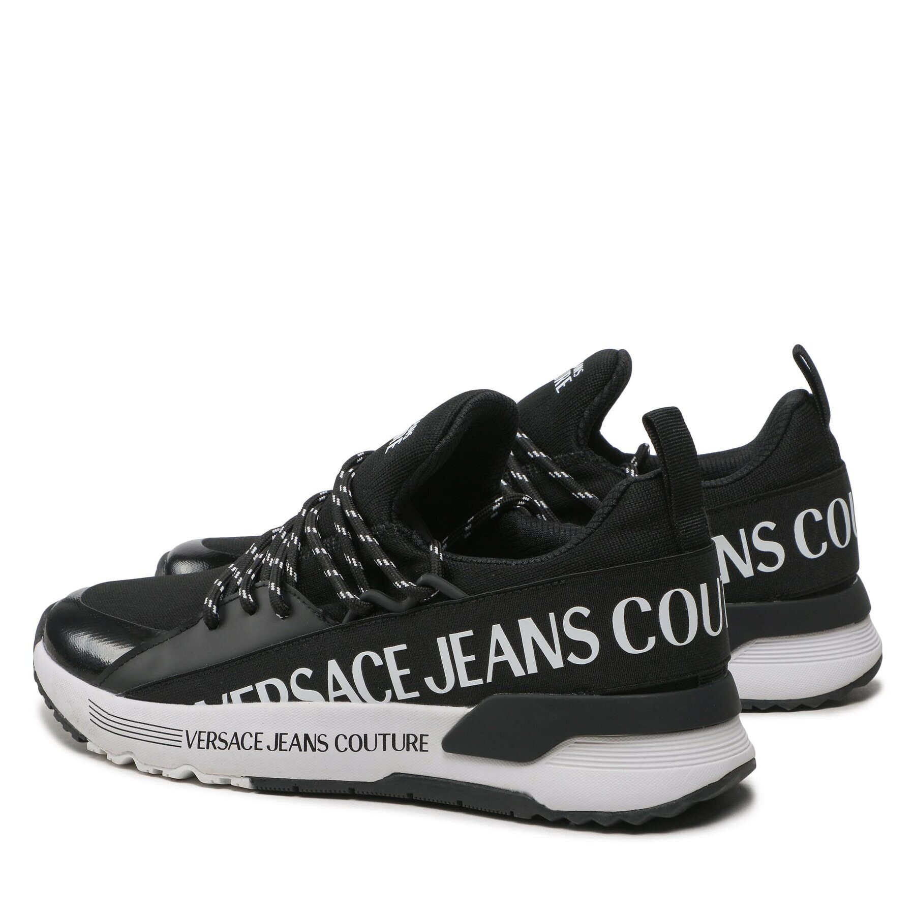Versace Jeans Couture Сникърси 73YA3SA3 Черен - Pepit.bg