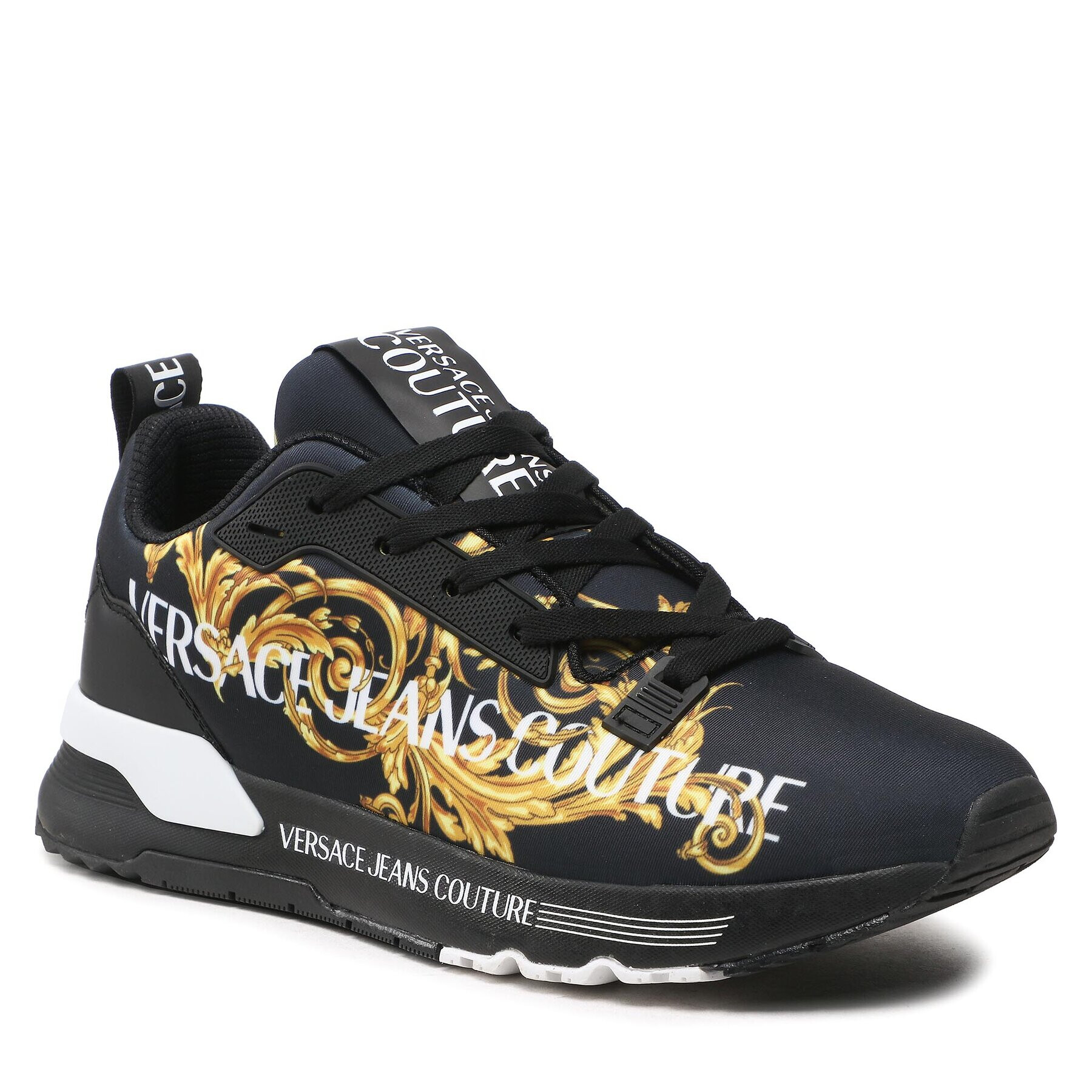 Versace Jeans Couture Сникърси 73YA3SAA ZS457 Черен - Pepit.bg