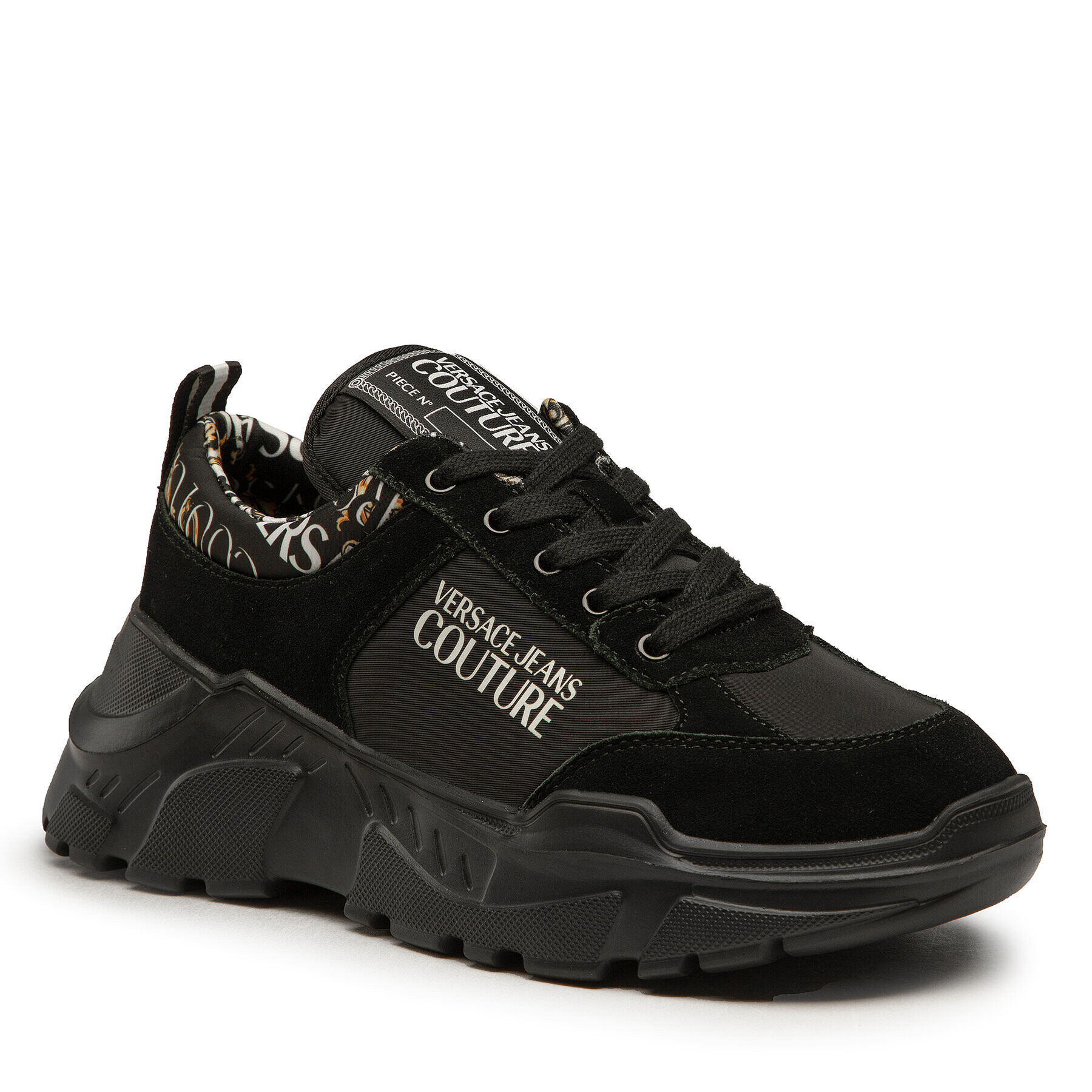 Versace Jeans Couture Сникърси 73YA3SC1 Черен - Pepit.bg