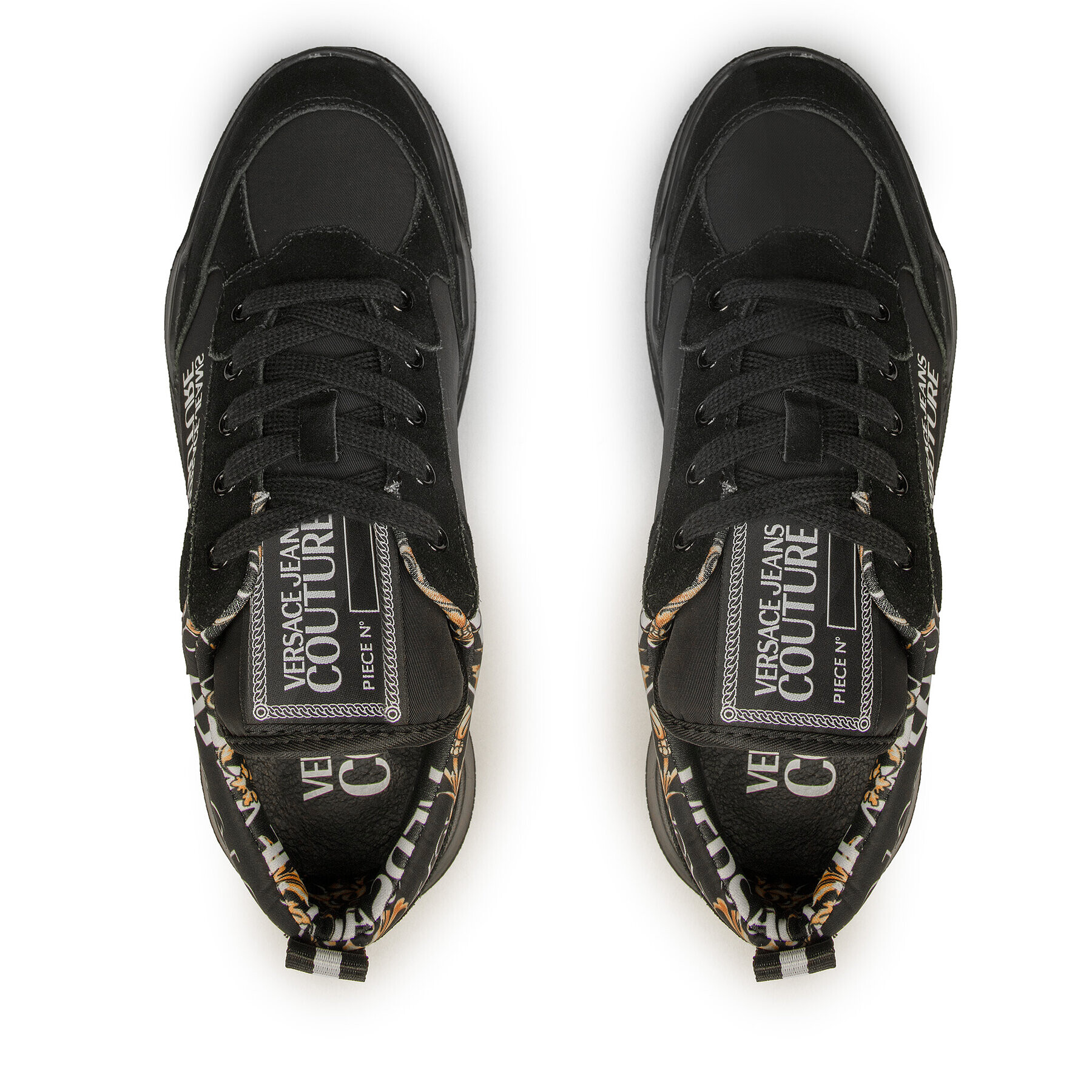 Versace Jeans Couture Сникърси 73YA3SC1 Черен - Pepit.bg