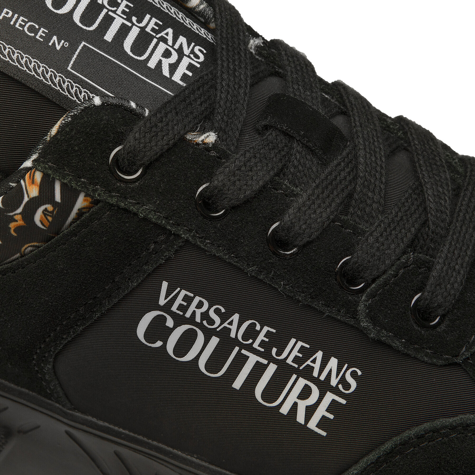 Versace Jeans Couture Сникърси 73YA3SC1 Черен - Pepit.bg