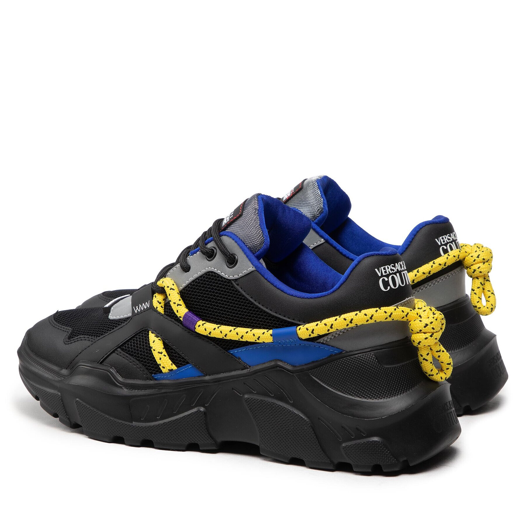 Versace Jeans Couture Сникърси 73YA3SC3 Черен - Pepit.bg