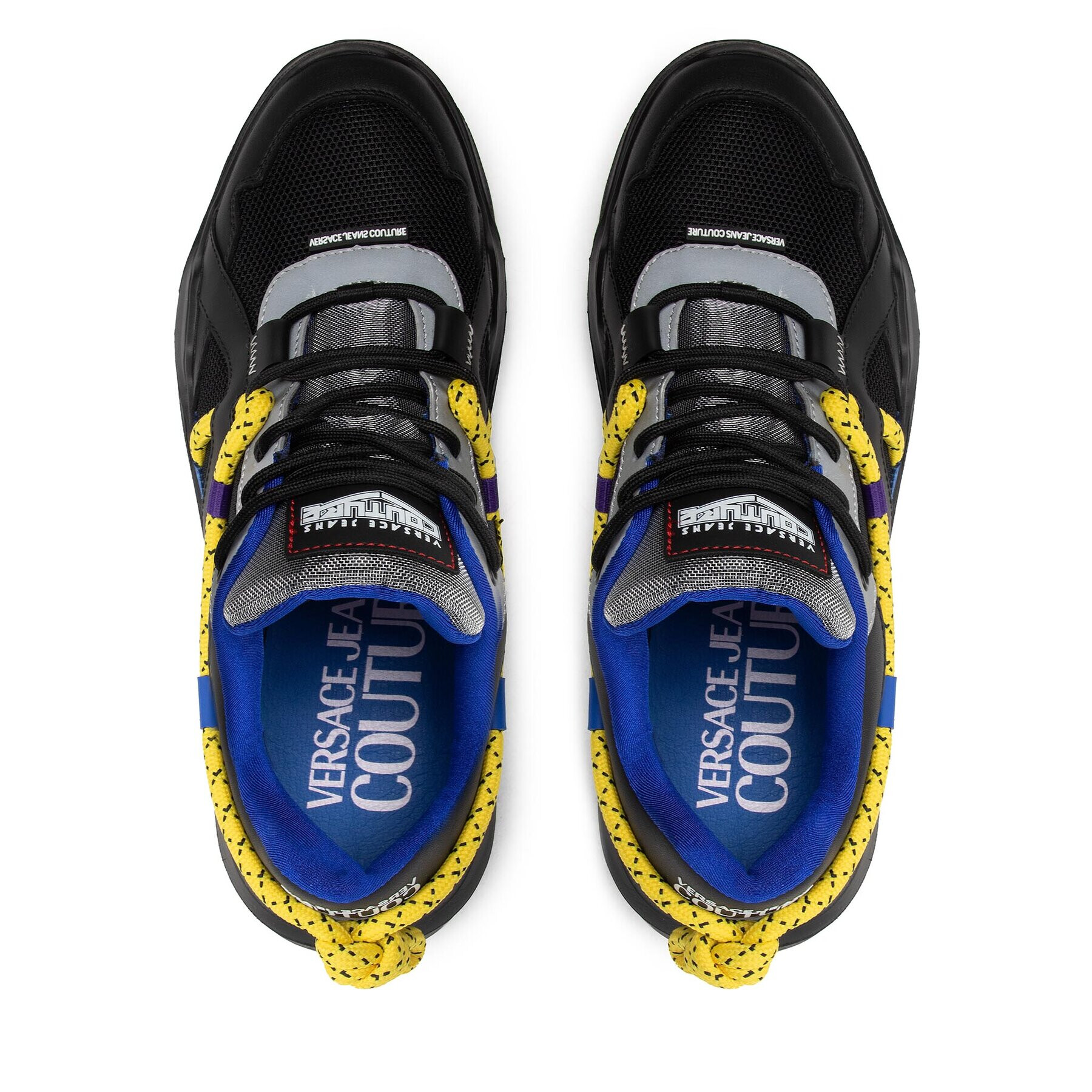 Versace Jeans Couture Сникърси 73YA3SC3 Черен - Pepit.bg