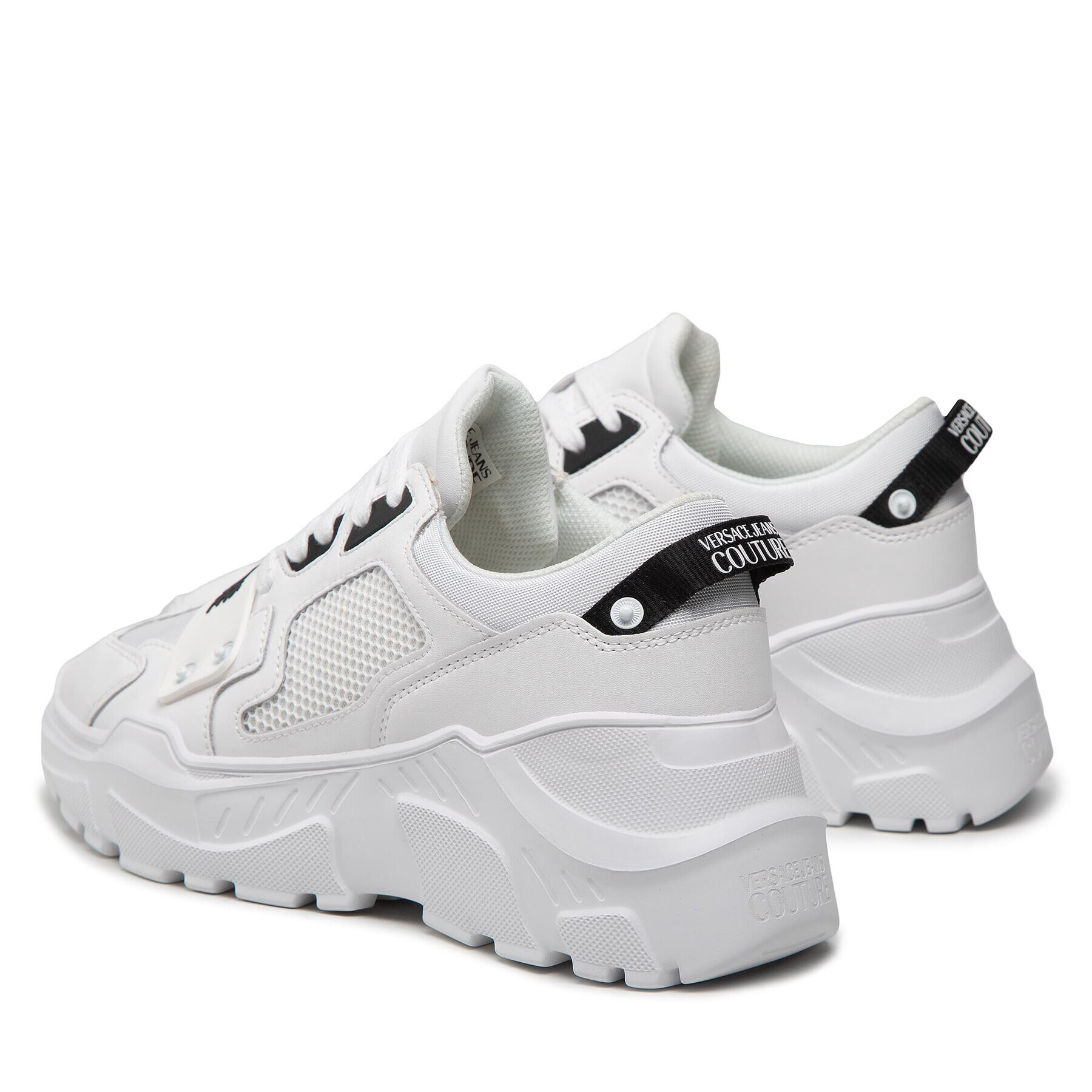 Versace Jeans Couture Сникърси 73YA3SC4 Бял - Pepit.bg