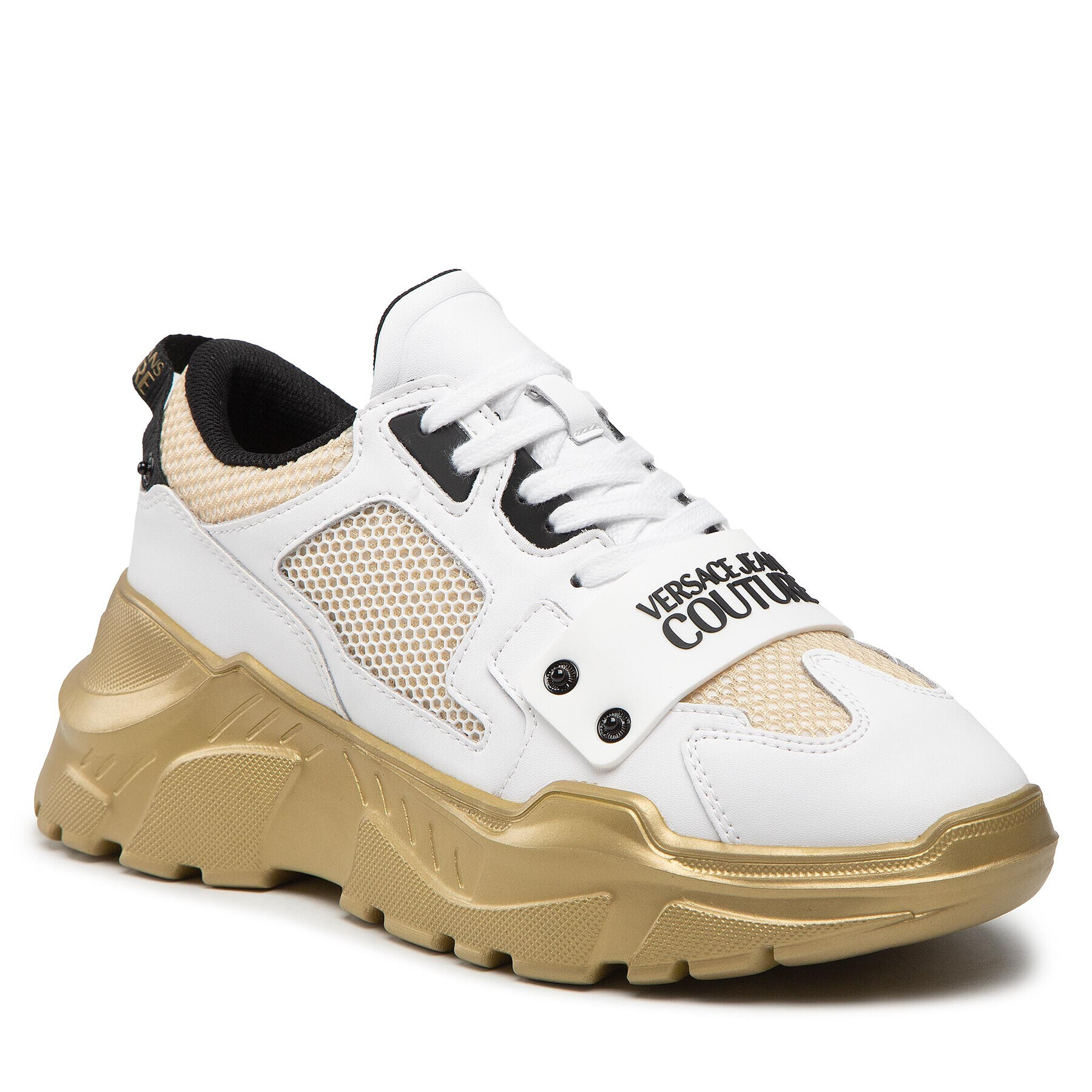 Versace Jeans Couture Сникърси 73YA3SC4 Бял - Pepit.bg