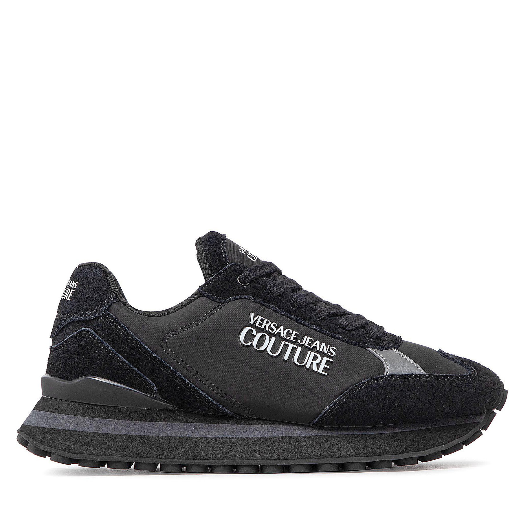 Versace Jeans Couture Сникърси 73YA3SE2 Черен - Pepit.bg