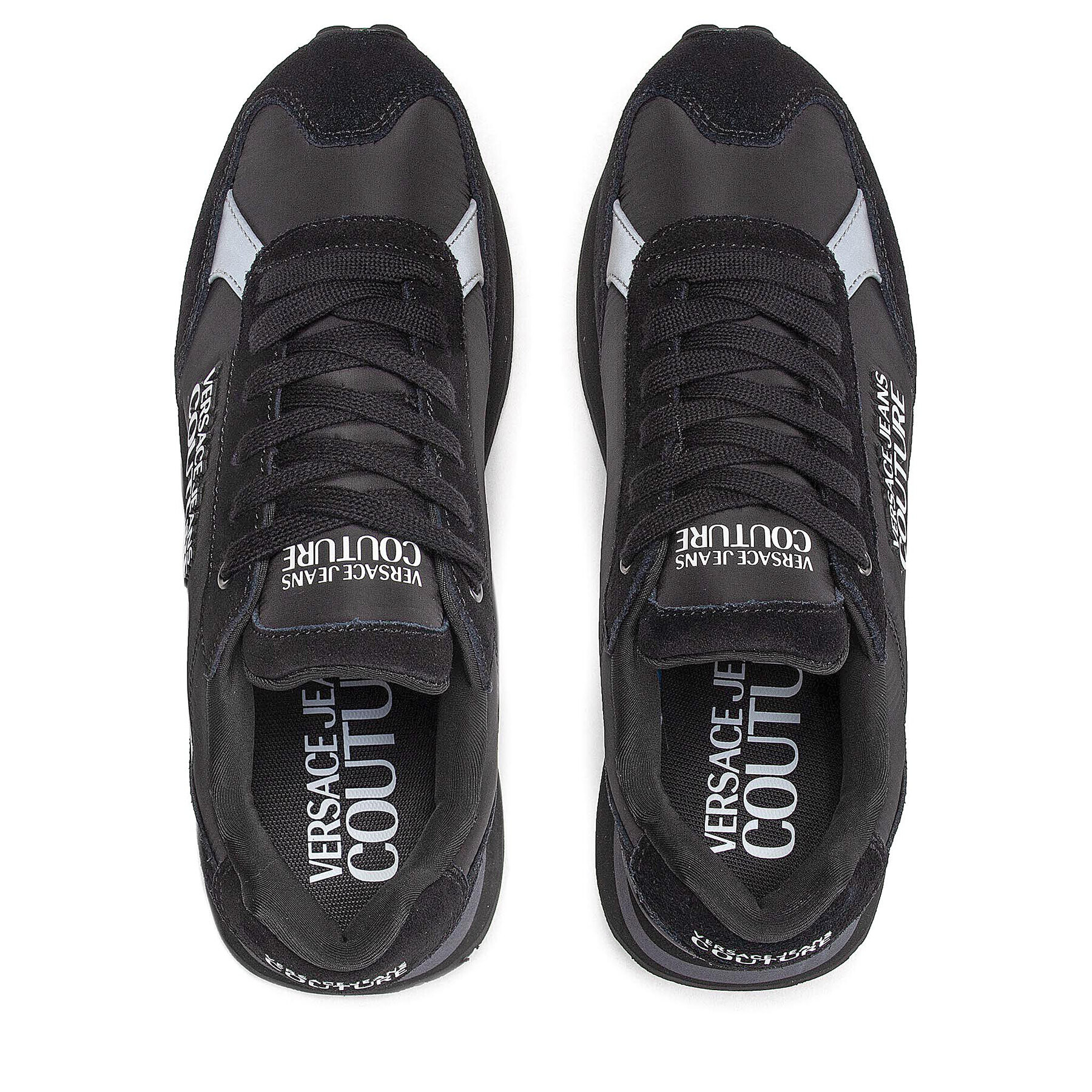 Versace Jeans Couture Сникърси 73YA3SE2 Черен - Pepit.bg