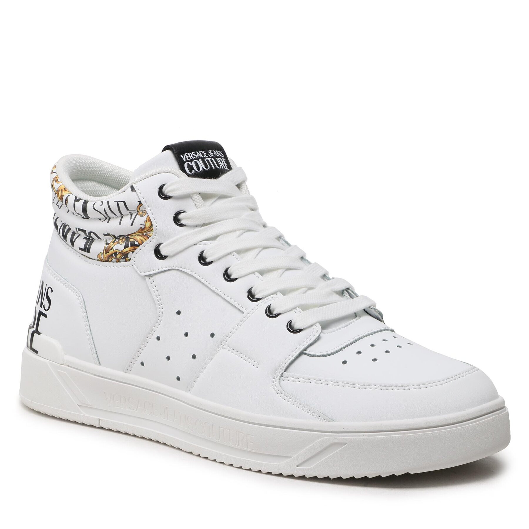Versace Jeans Couture Сникърси 73YA3SJ7 Бял - Pepit.bg