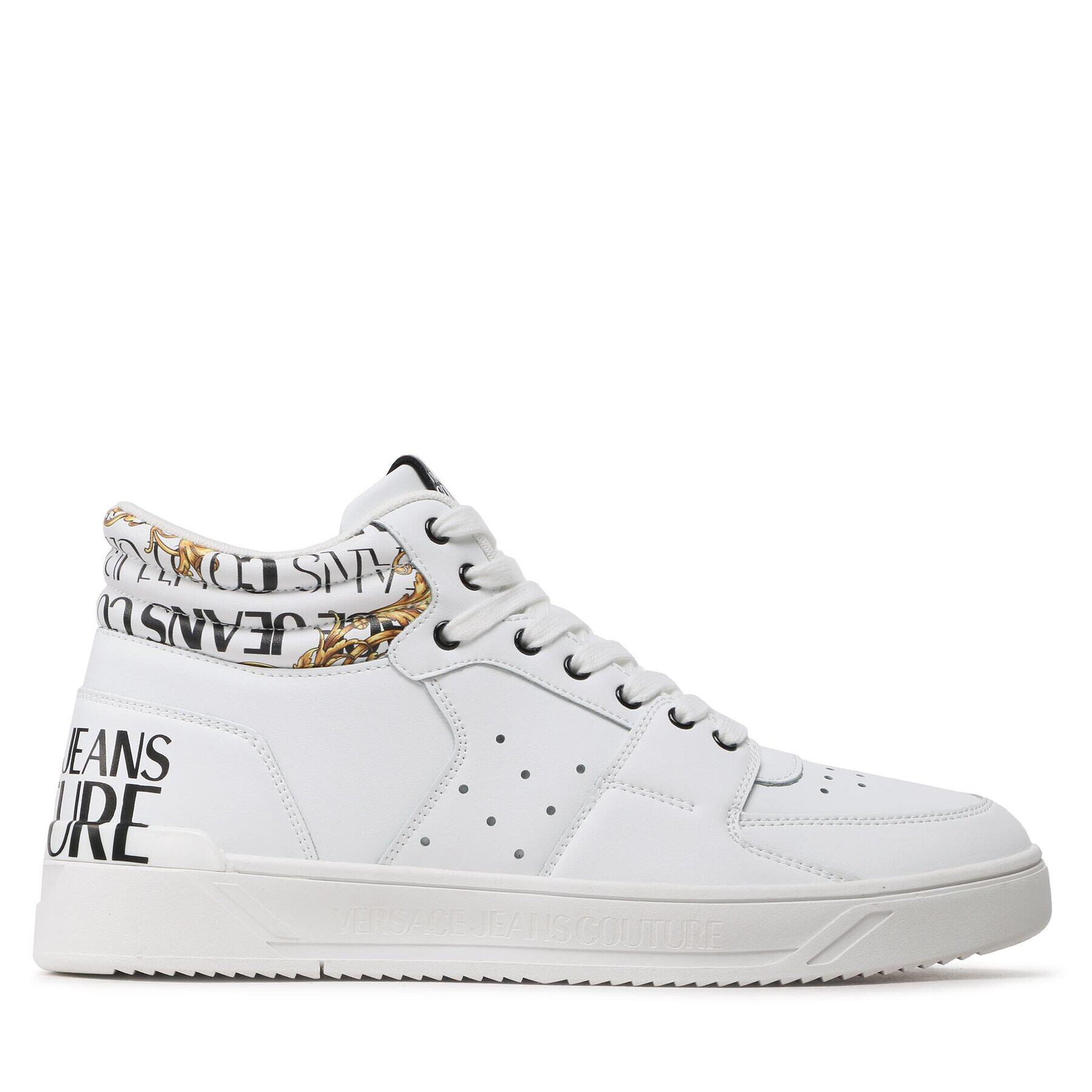 Versace Jeans Couture Сникърси 73YA3SJ7 Бял - Pepit.bg