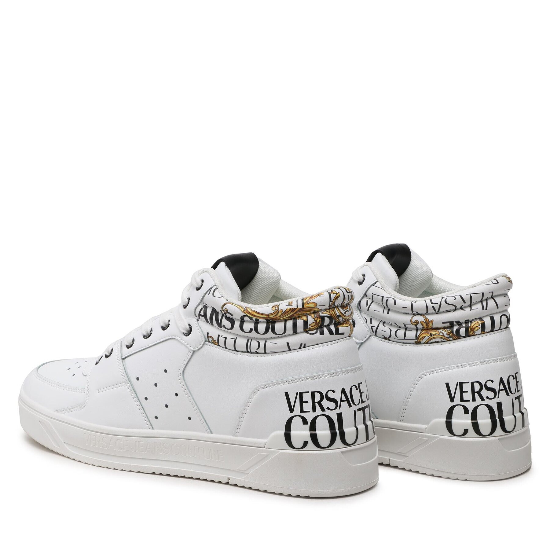 Versace Jeans Couture Сникърси 73YA3SJ7 Бял - Pepit.bg