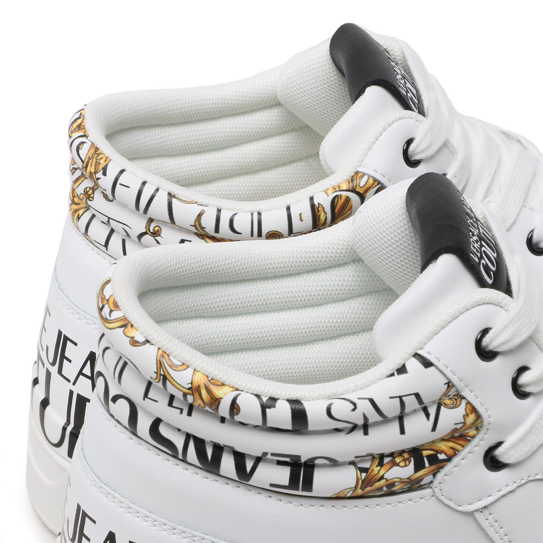 Versace Jeans Couture Сникърси 73YA3SJ7 Бял - Pepit.bg