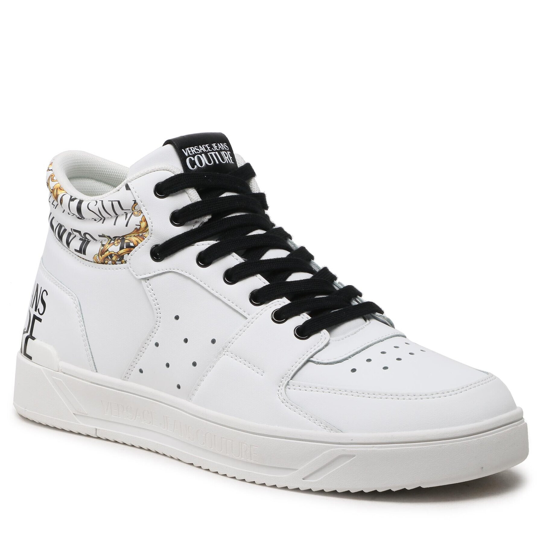 Versace Jeans Couture Сникърси 73YA3SJ7 Бял - Pepit.bg