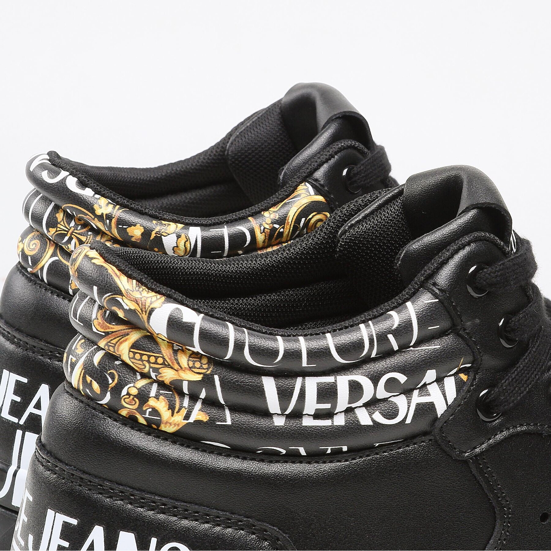 Versace Jeans Couture Сникърси 73YA3SJ7 Черен - Pepit.bg