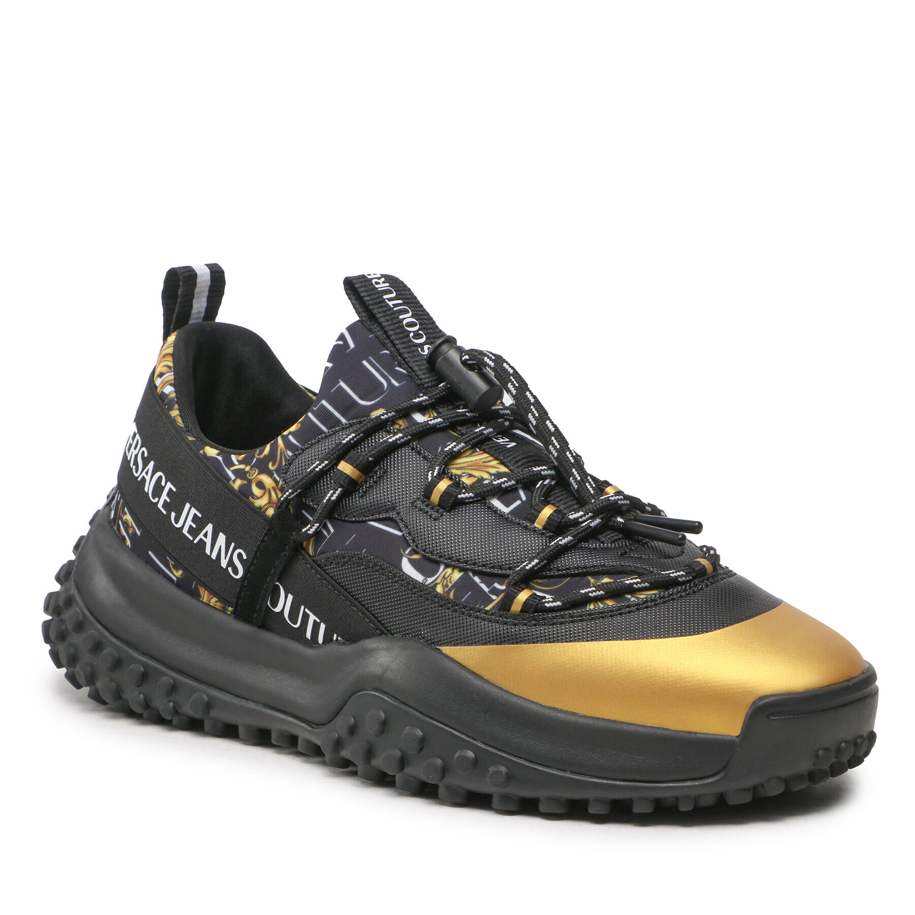 Versace Jeans Couture Сникърси 73YA3SN2 ZS402 Черен - Pepit.bg