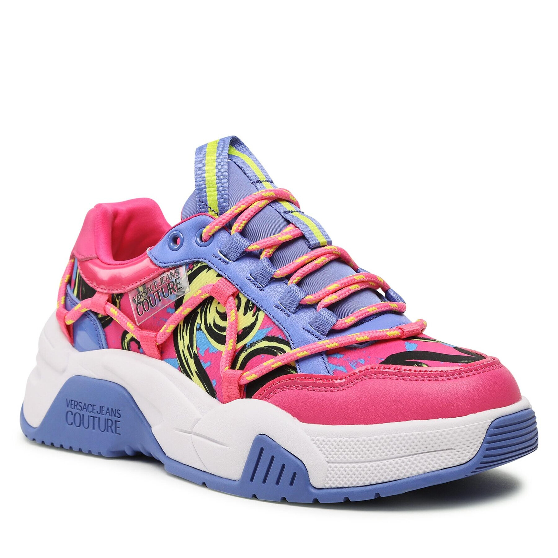 Versace Jeans Couture Сникърси 74VA3SF1 Розов - Pepit.bg