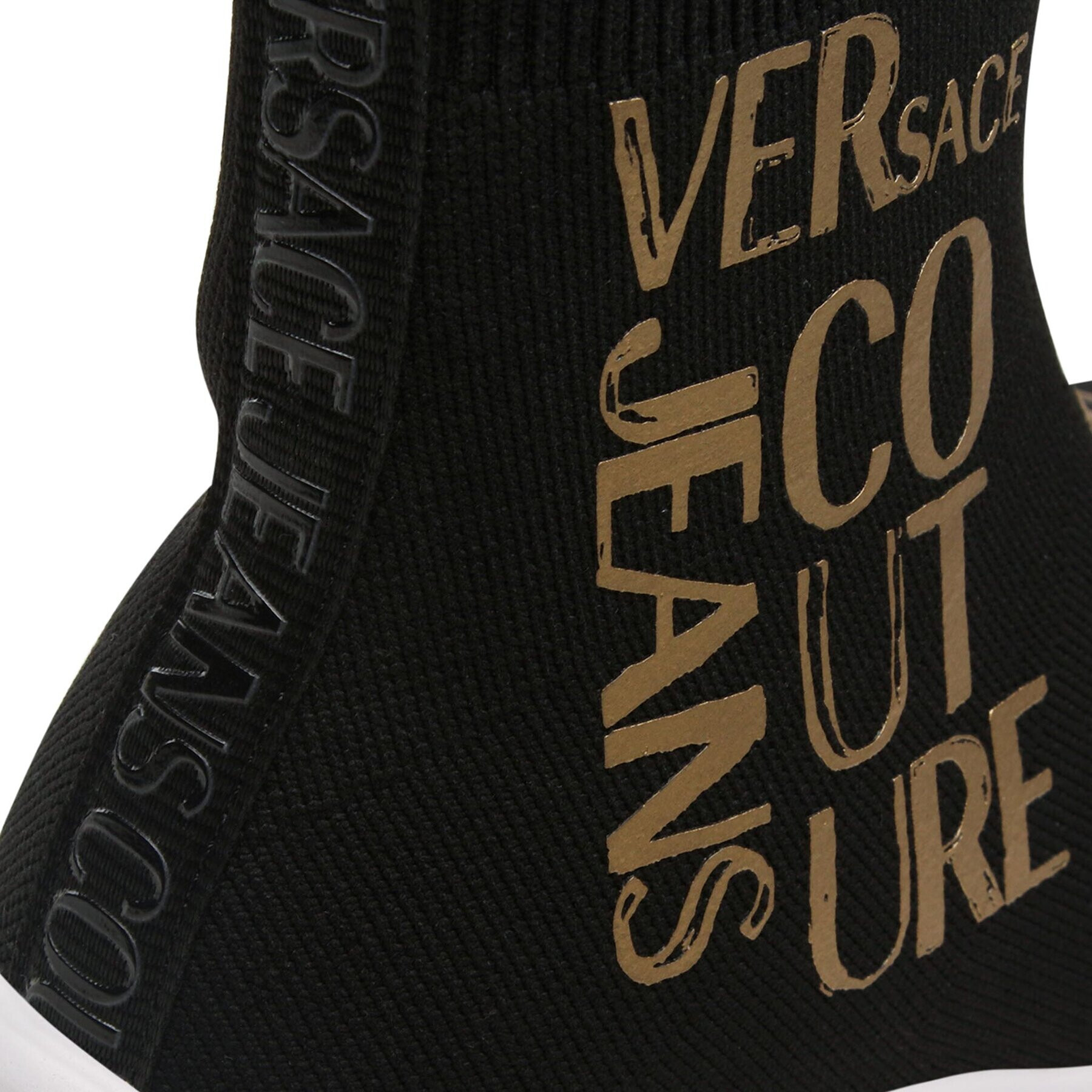 Versace Jeans Couture Сникърси 74VA3SVA Черен - Pepit.bg