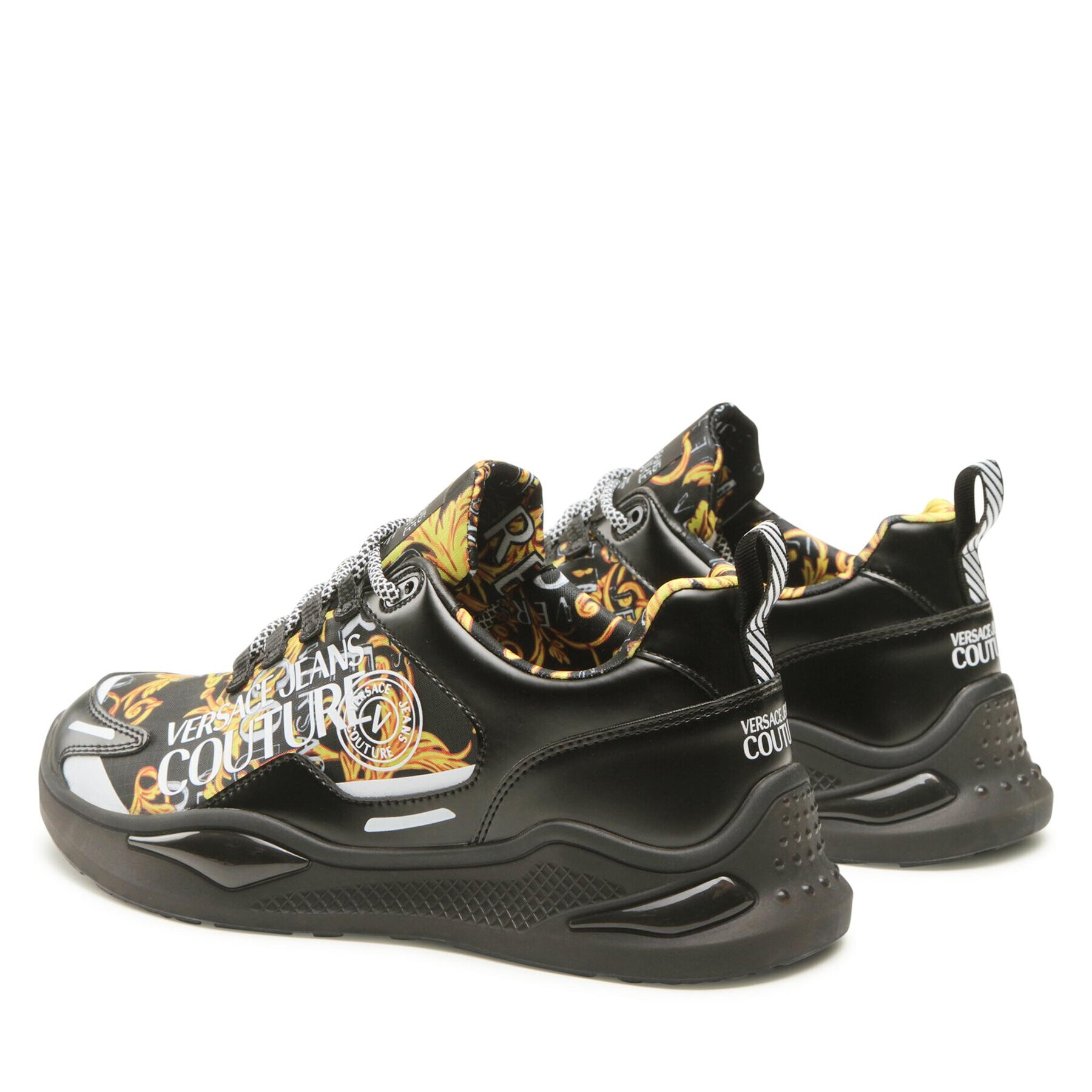 Versace Jeans Couture Сникърси 74YA3S1B Черен - Pepit.bg