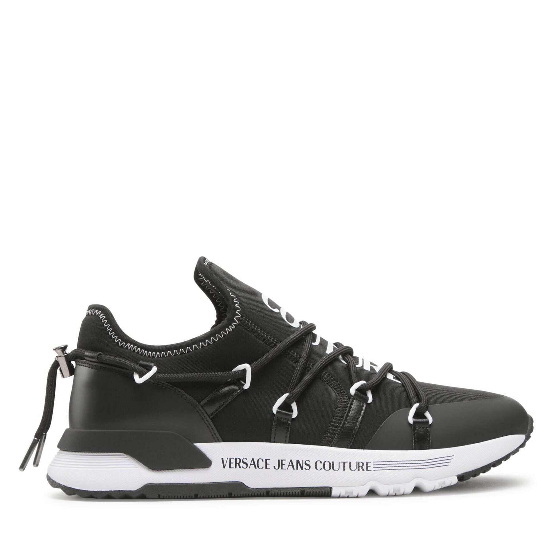 Versace Jeans Couture Сникърси 74YA3SA6 Черен - Pepit.bg
