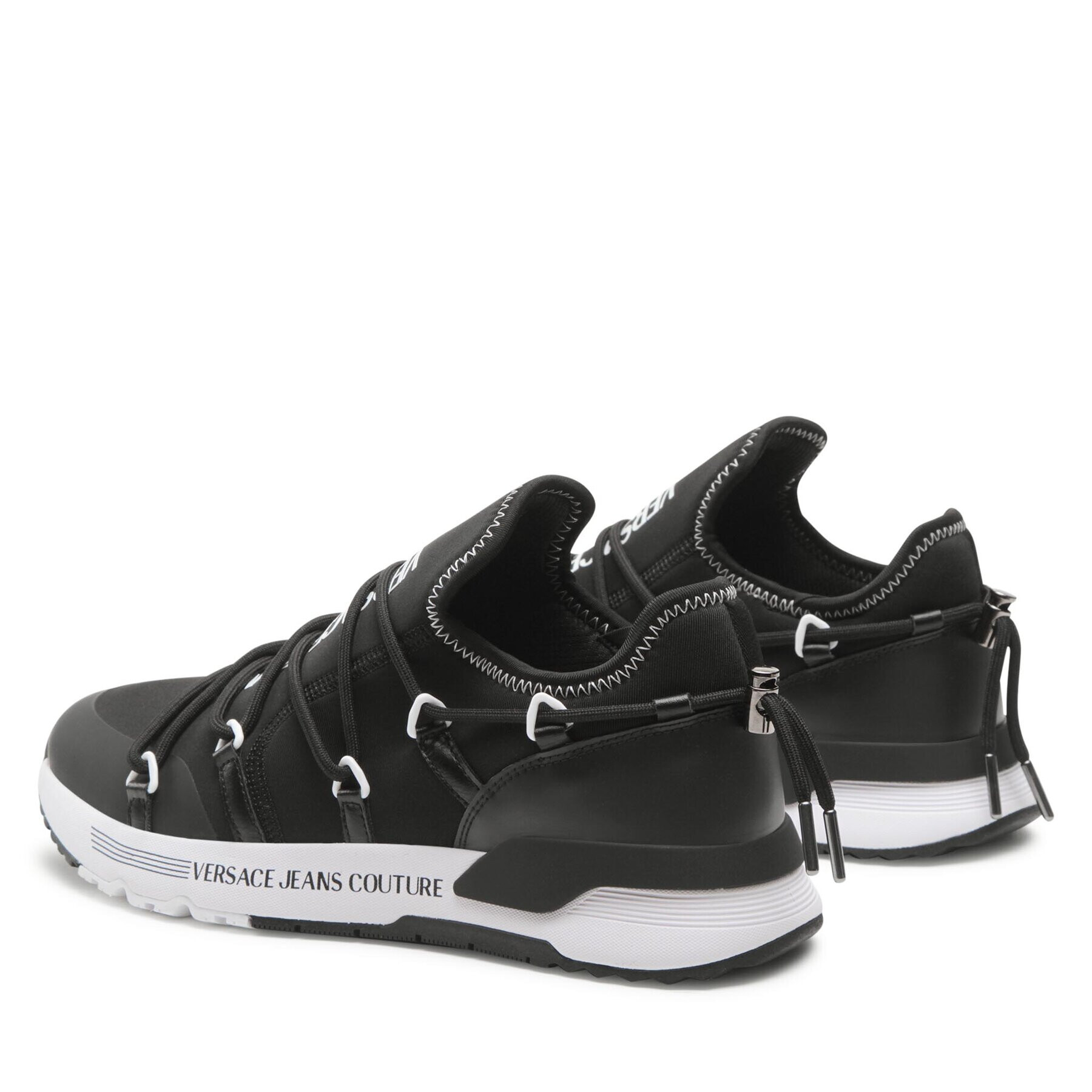 Versace Jeans Couture Сникърси 74YA3SA6 Черен - Pepit.bg