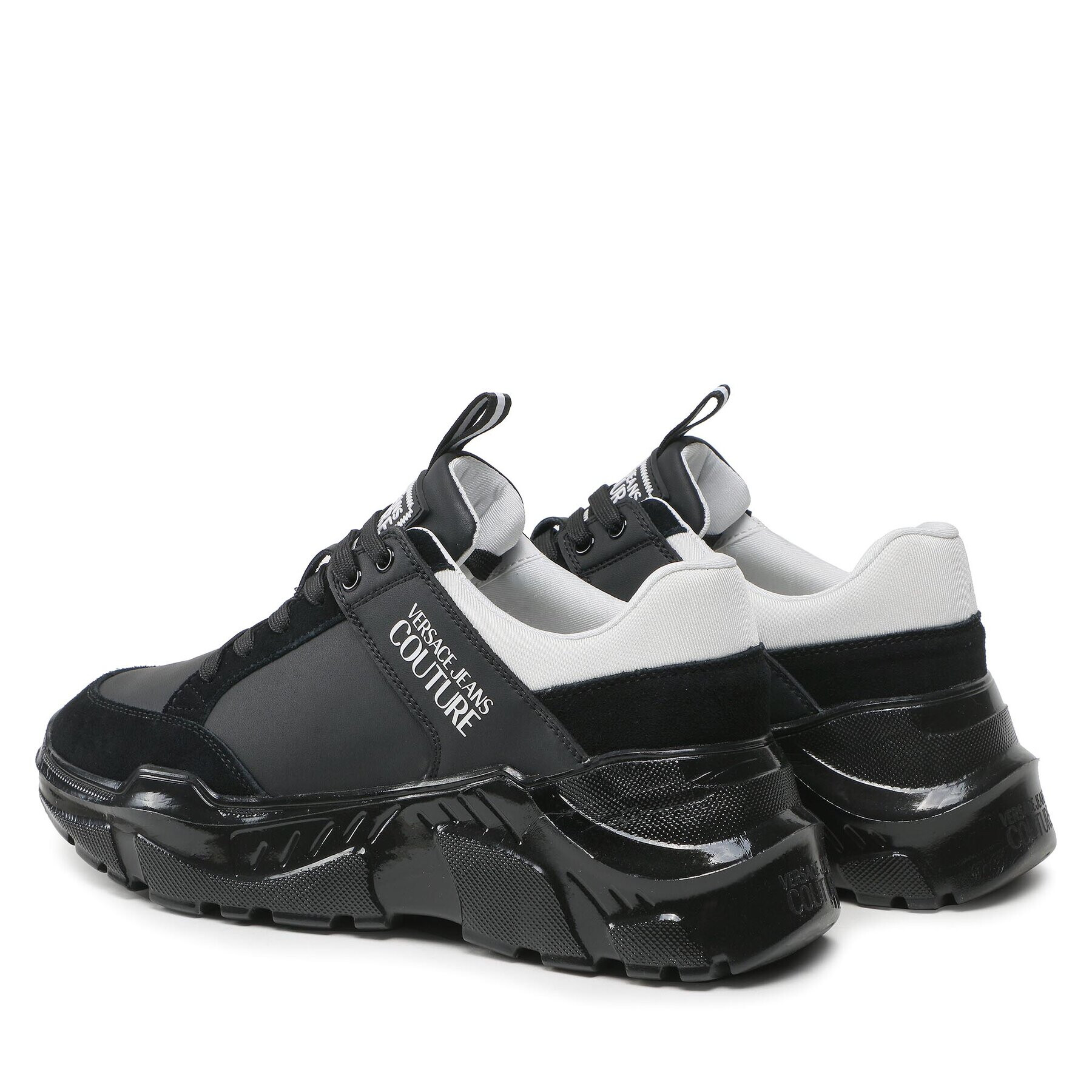 Versace Jeans Couture Сникърси 74YA3SC2 Черен - Pepit.bg