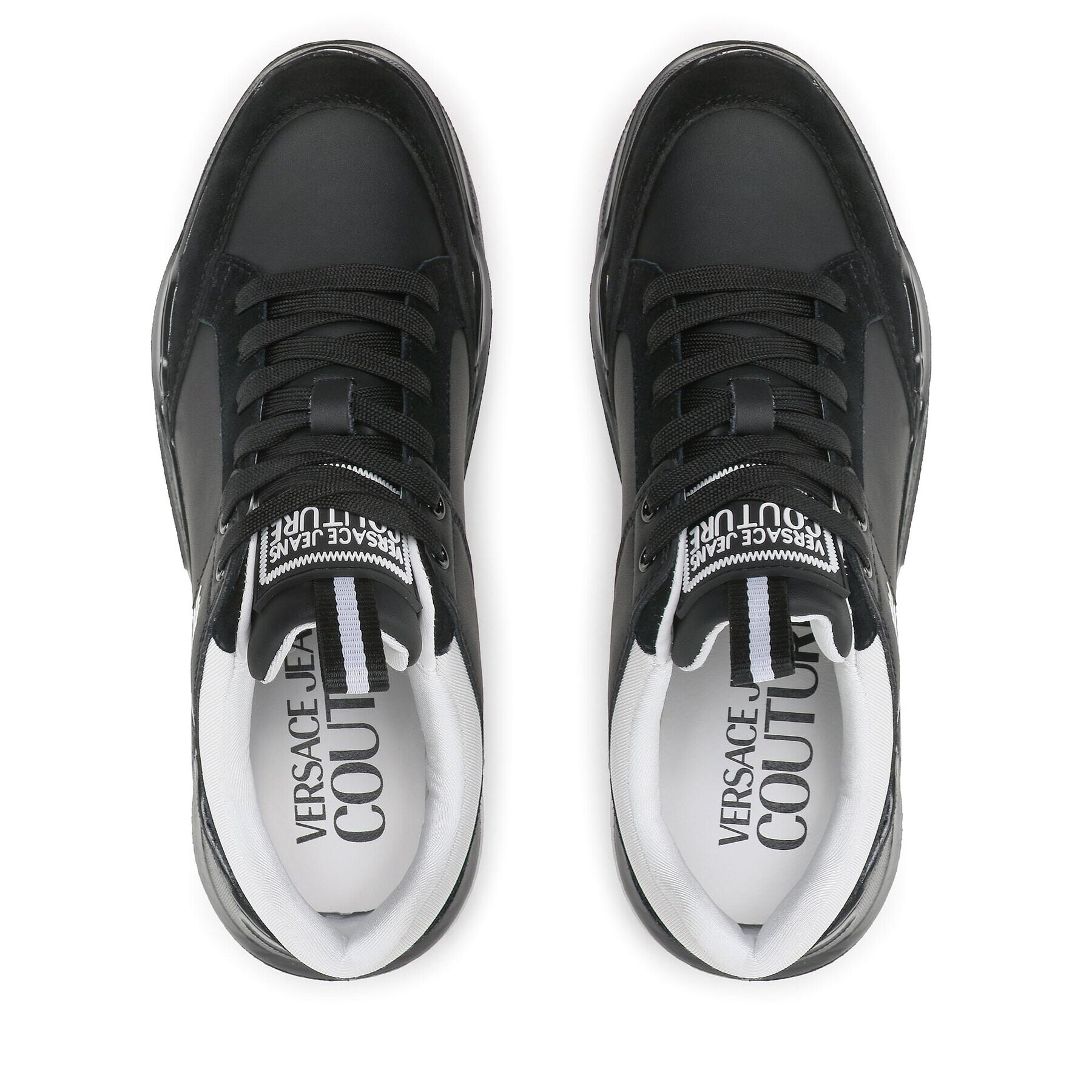 Versace Jeans Couture Сникърси 74YA3SC2 Черен - Pepit.bg