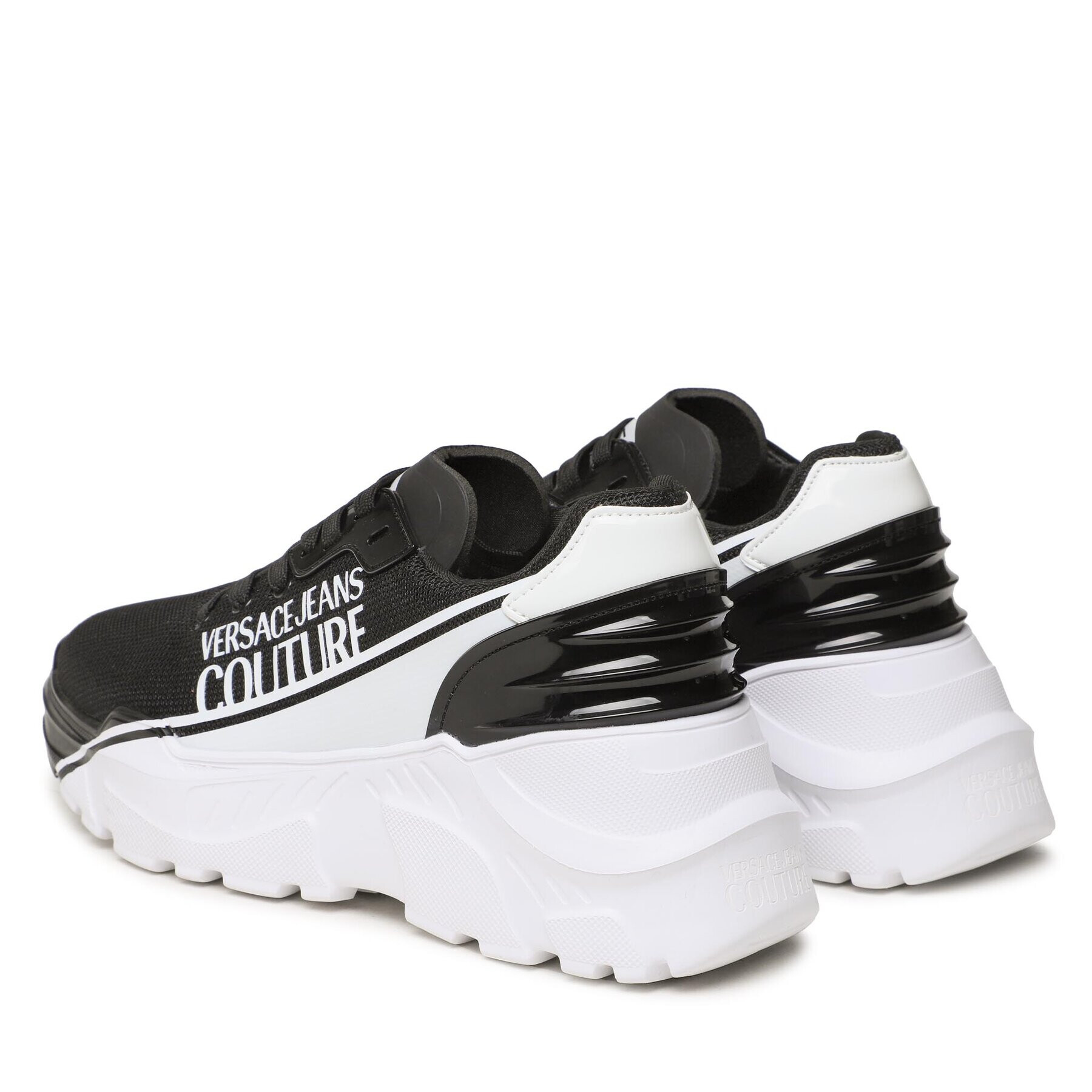 Versace Jeans Couture Сникърси 74YA3SCC Черен - Pepit.bg