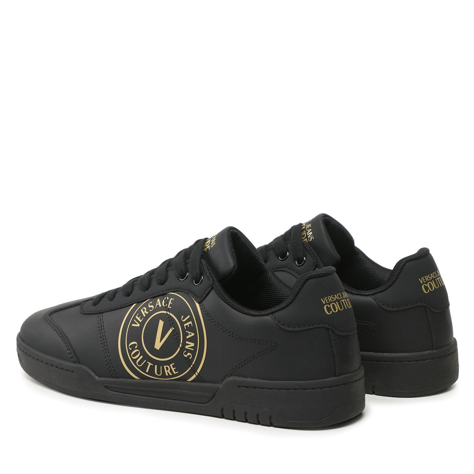 Versace Jeans Couture Сникърси 74YA3SD1 Черен - Pepit.bg
