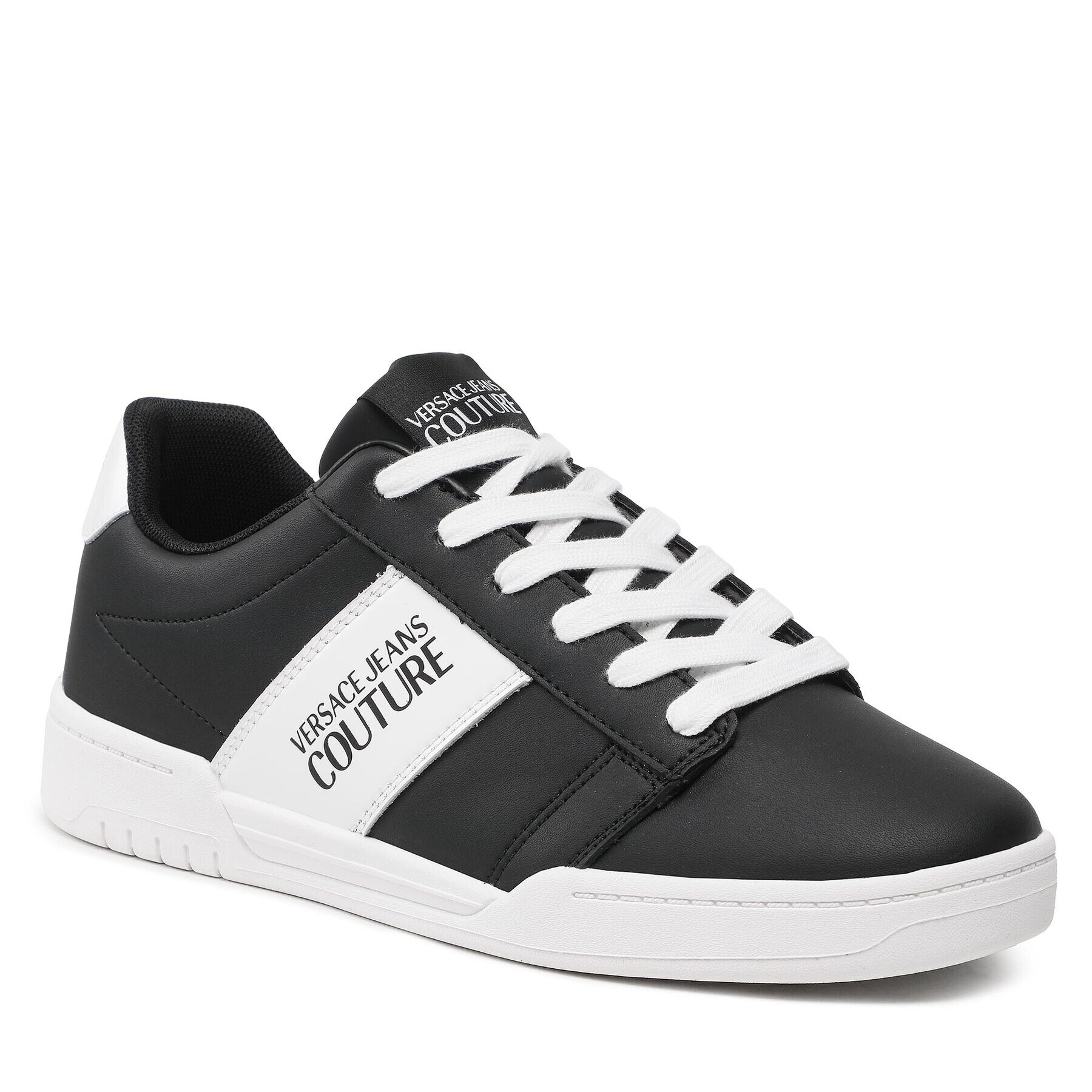Versace Jeans Couture Сникърси 74YA3SD5 Черен - Pepit.bg