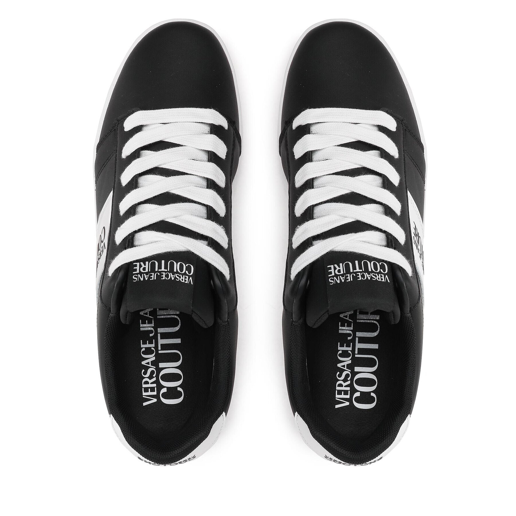 Versace Jeans Couture Сникърси 74YA3SD5 Черен - Pepit.bg