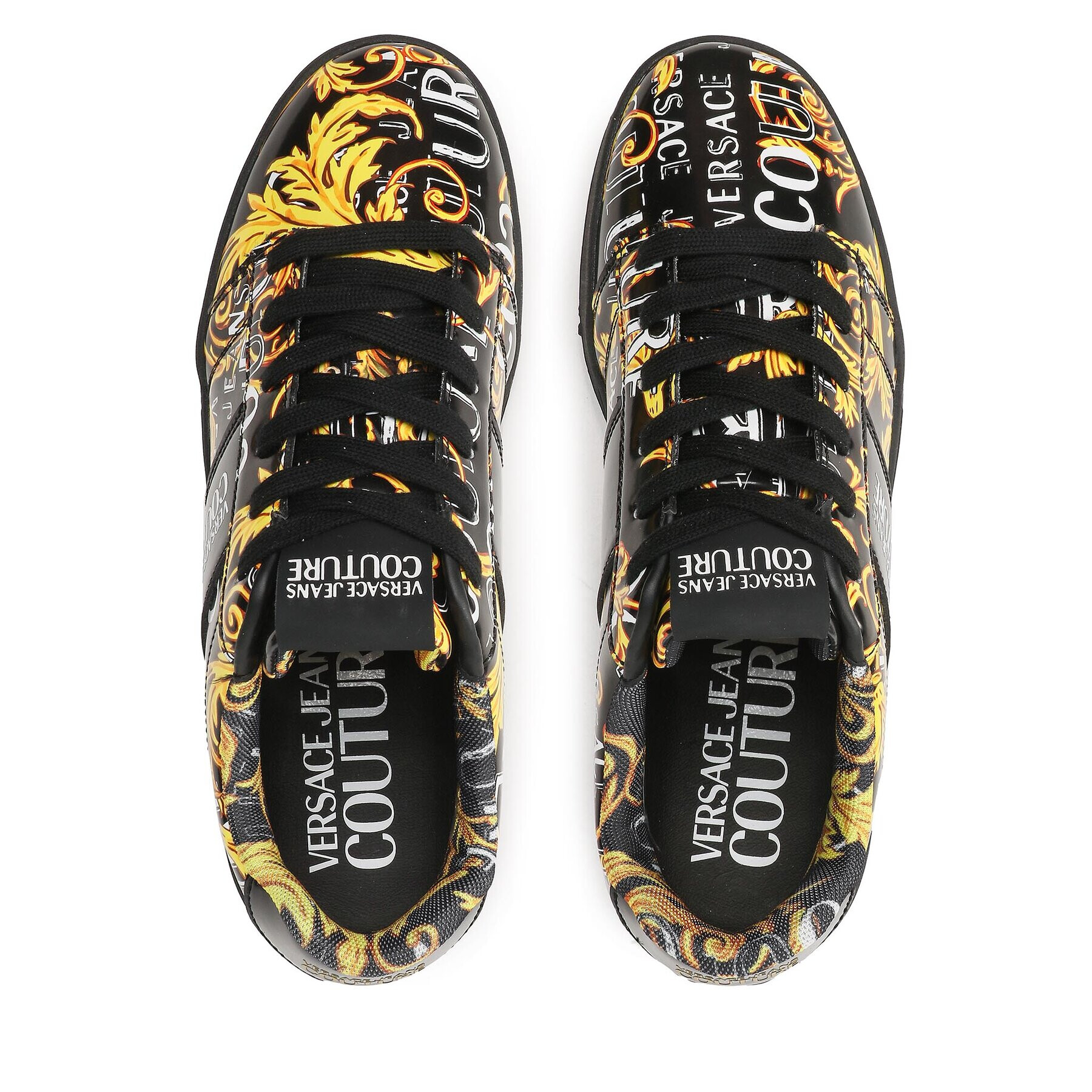 Versace Jeans Couture Сникърси 74YA3SD5 Жълт - Pepit.bg