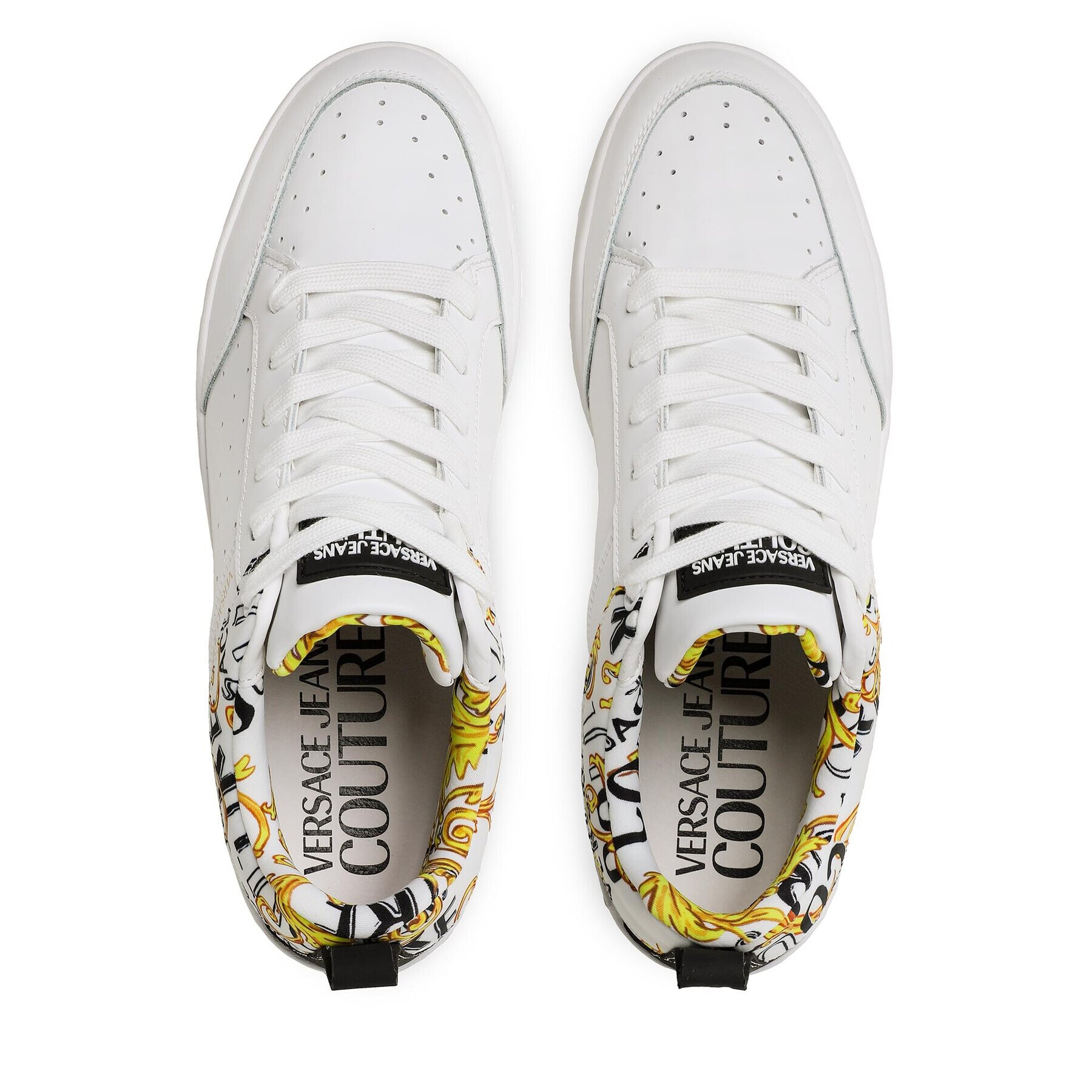 Versace Jeans Couture Сникърси 74YA3SD6 Бял - Pepit.bg