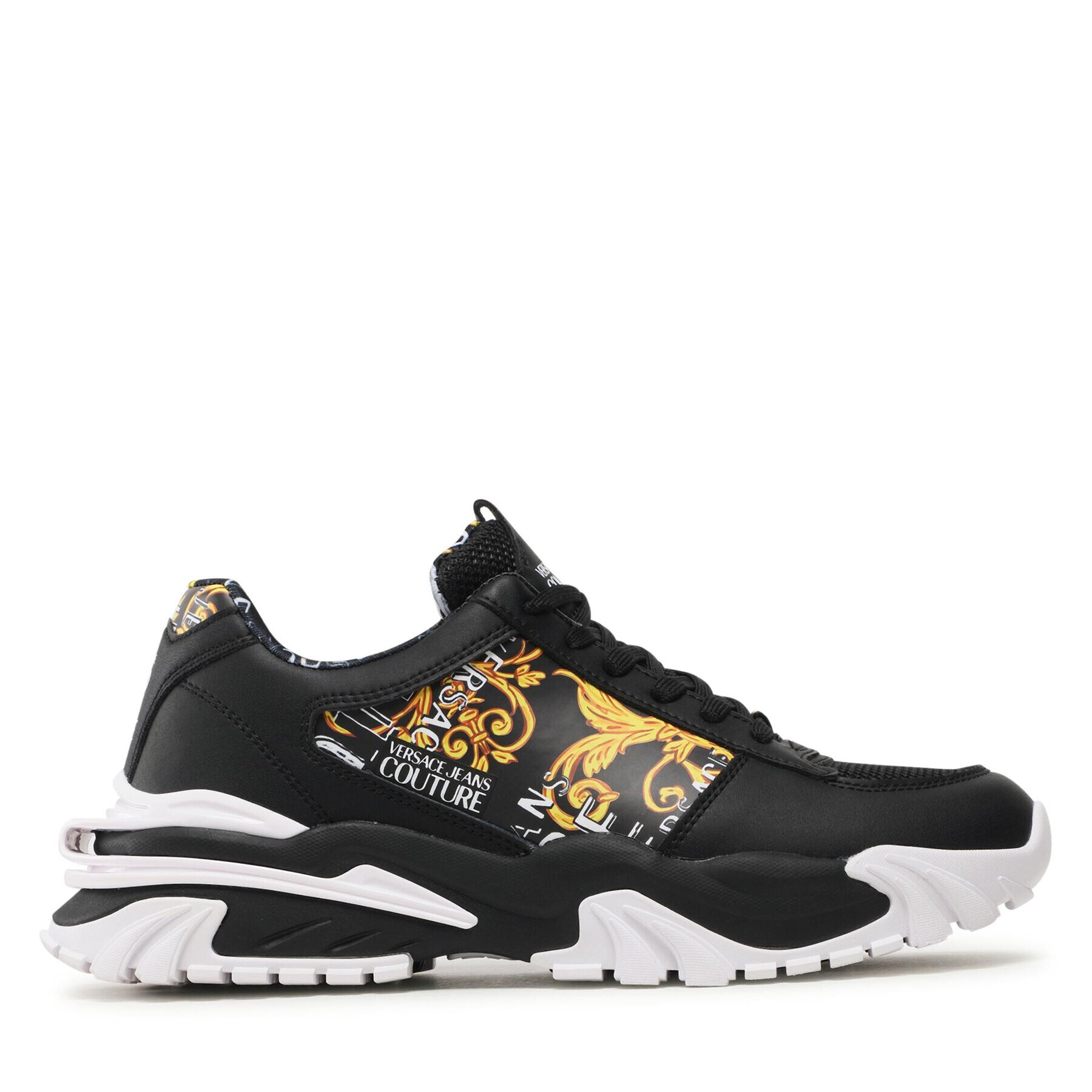 Versace Jeans Couture Сникърси 74YA3SI9 Черен - Pepit.bg