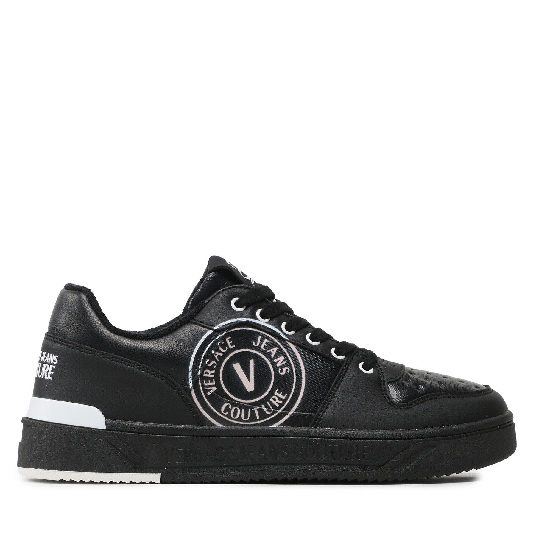 Versace Jeans Couture Сникърси 74YA3SJ1 Черен - Pepit.bg