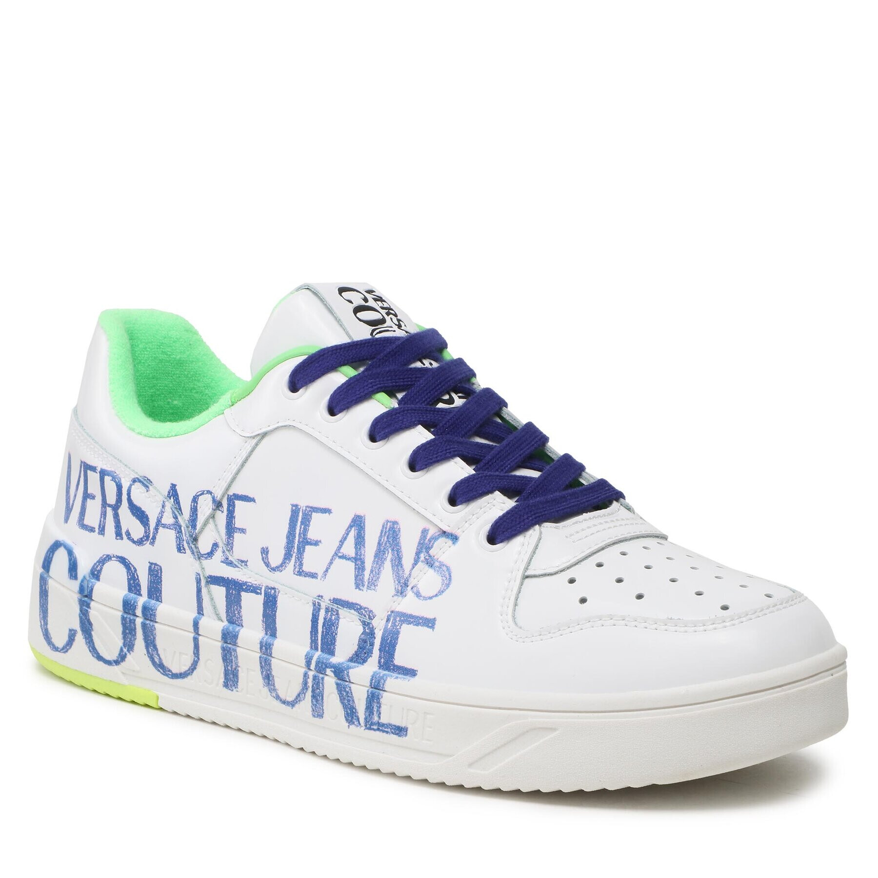 Versace Jeans Couture Сникърси 74YA3SJ5 Бял - Pepit.bg