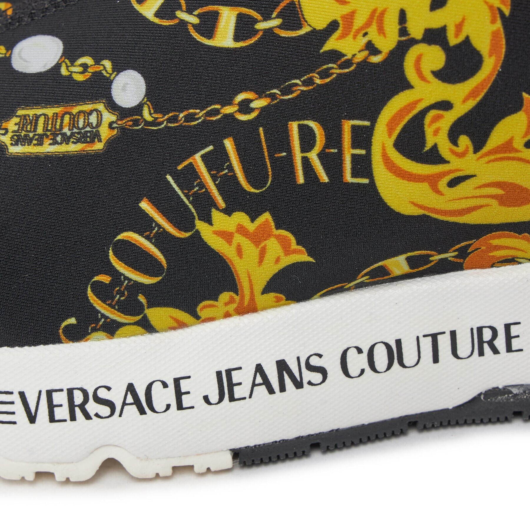 Versace Jeans Couture Сникърси 75VA3SA4 Черен - Pepit.bg