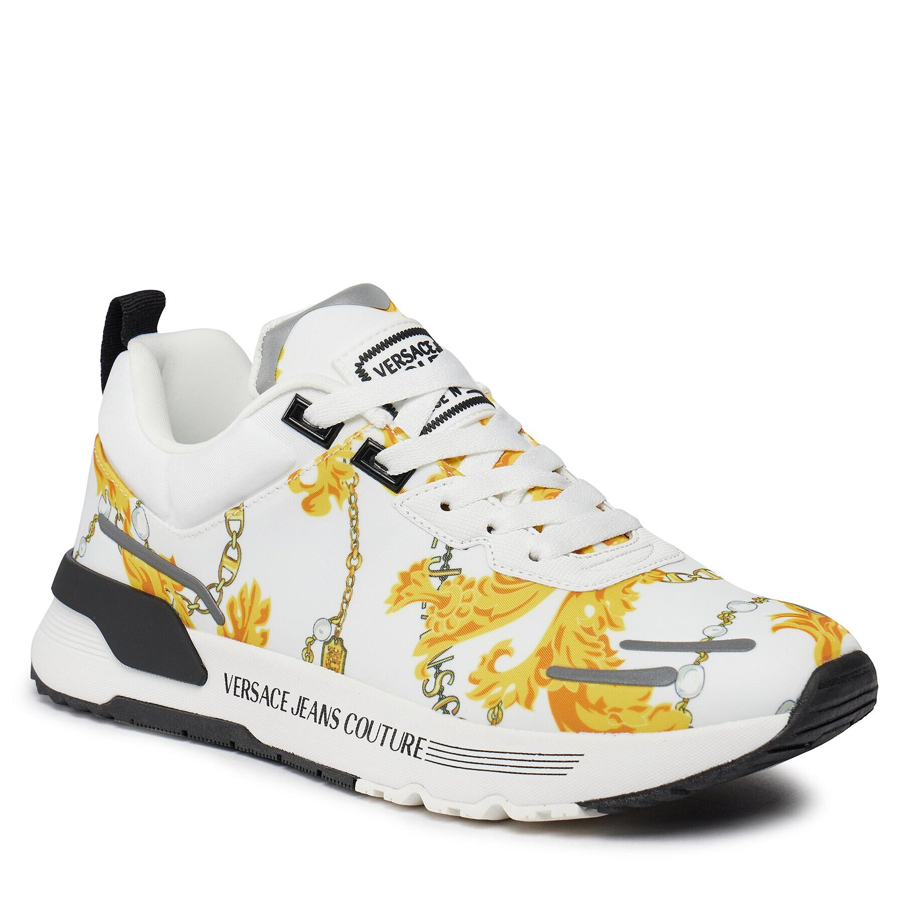 Versace Jeans Couture Сникърси 75YA3SA1 Бял - Pepit.bg