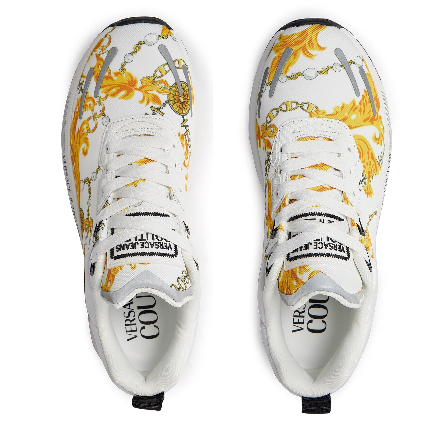 Versace Jeans Couture Сникърси 75YA3SA1 Бял - Pepit.bg