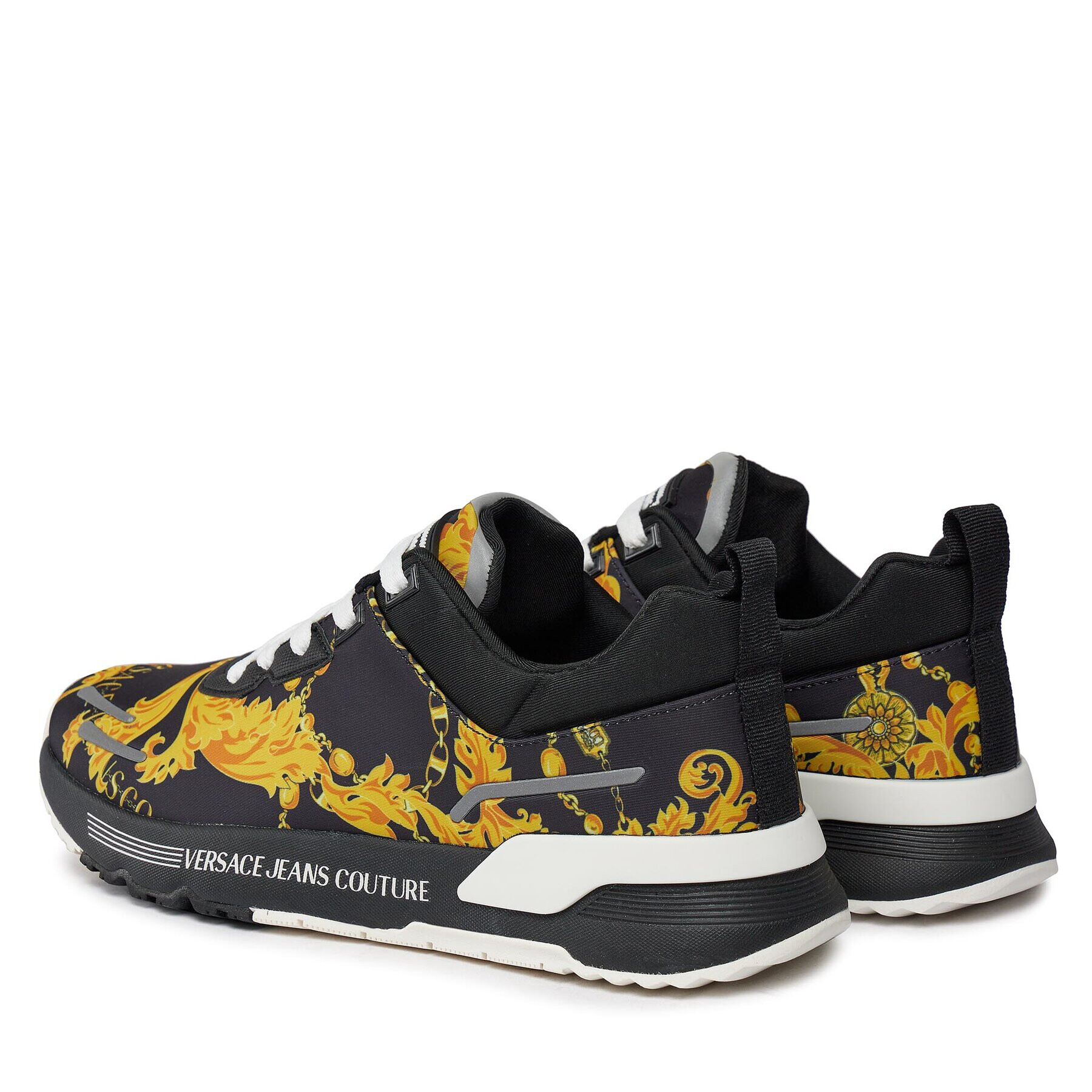 Versace Jeans Couture Сникърси 75YA3SA1 Черен - Pepit.bg
