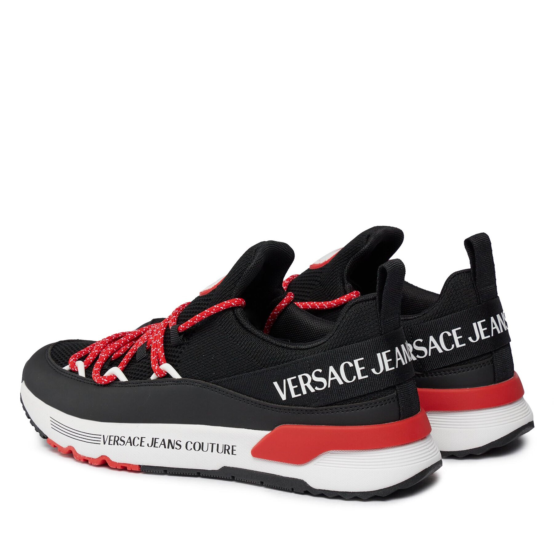 Versace Jeans Couture Сникърси 75YA3SA5 Черен - Pepit.bg