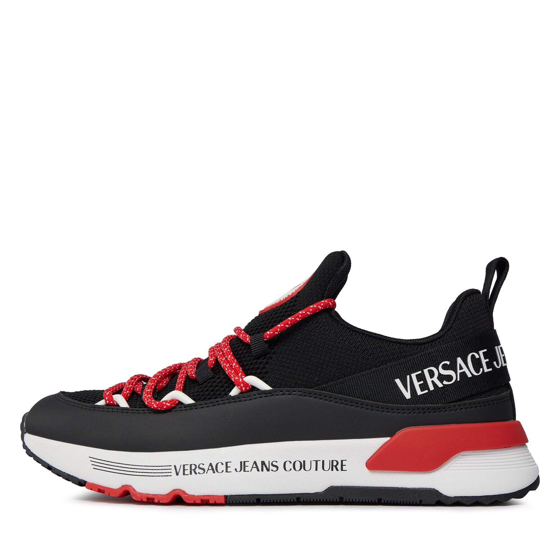Versace Jeans Couture Сникърси 75YA3SA5 Черен - Pepit.bg